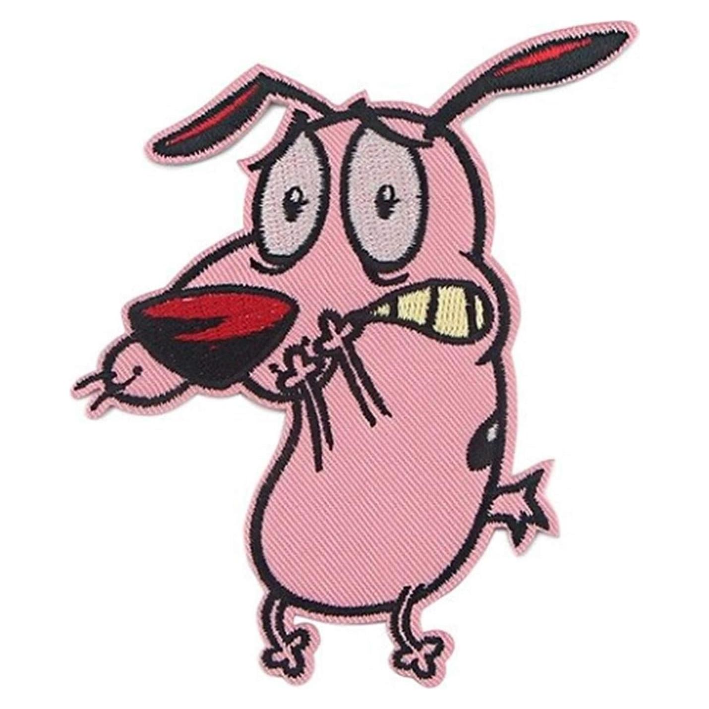 Parche Bordado Courage el Perro Cobarde TCB Creations 7.62cm