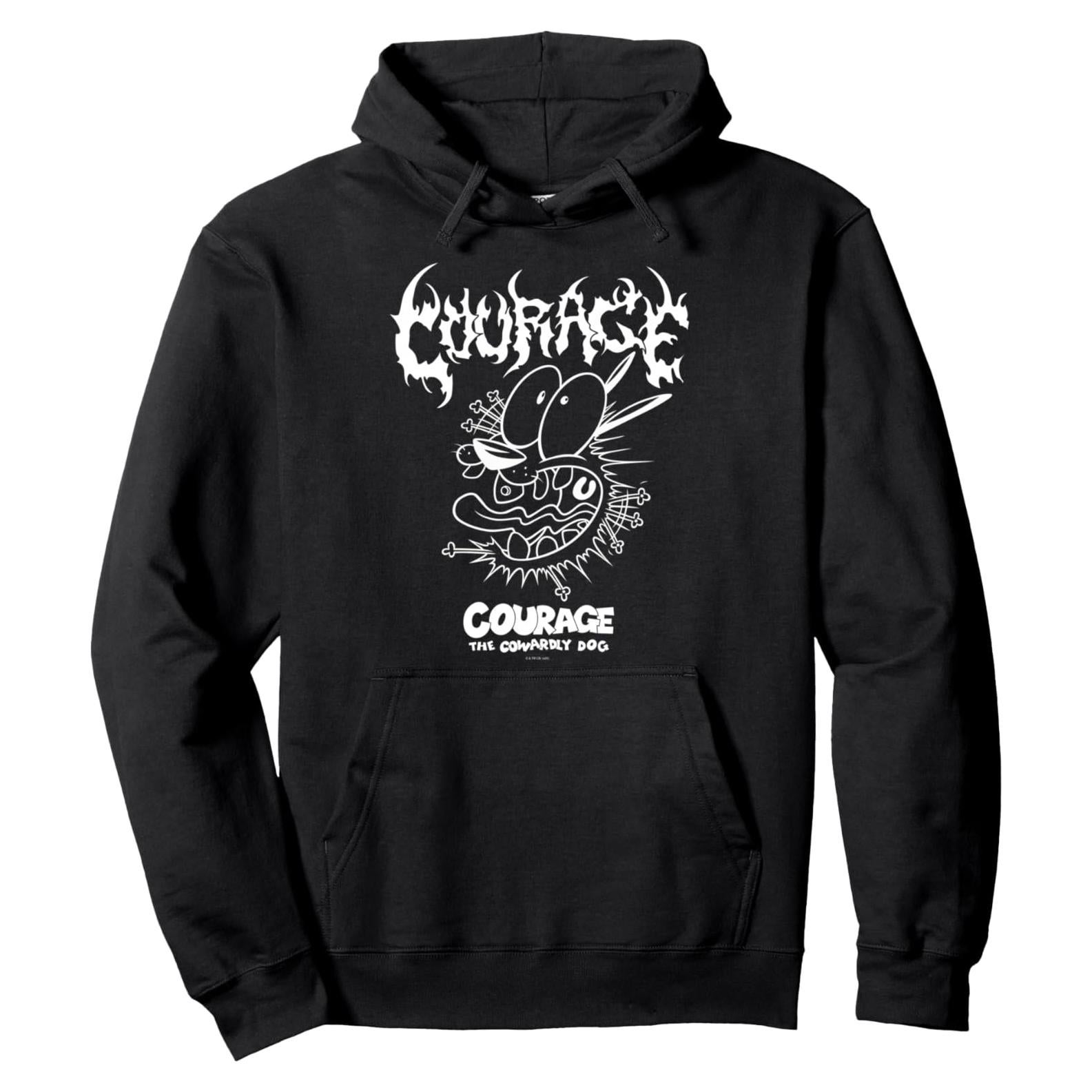 Sudadera con Capucha Courage el Perro Cobarde Unisex 241g