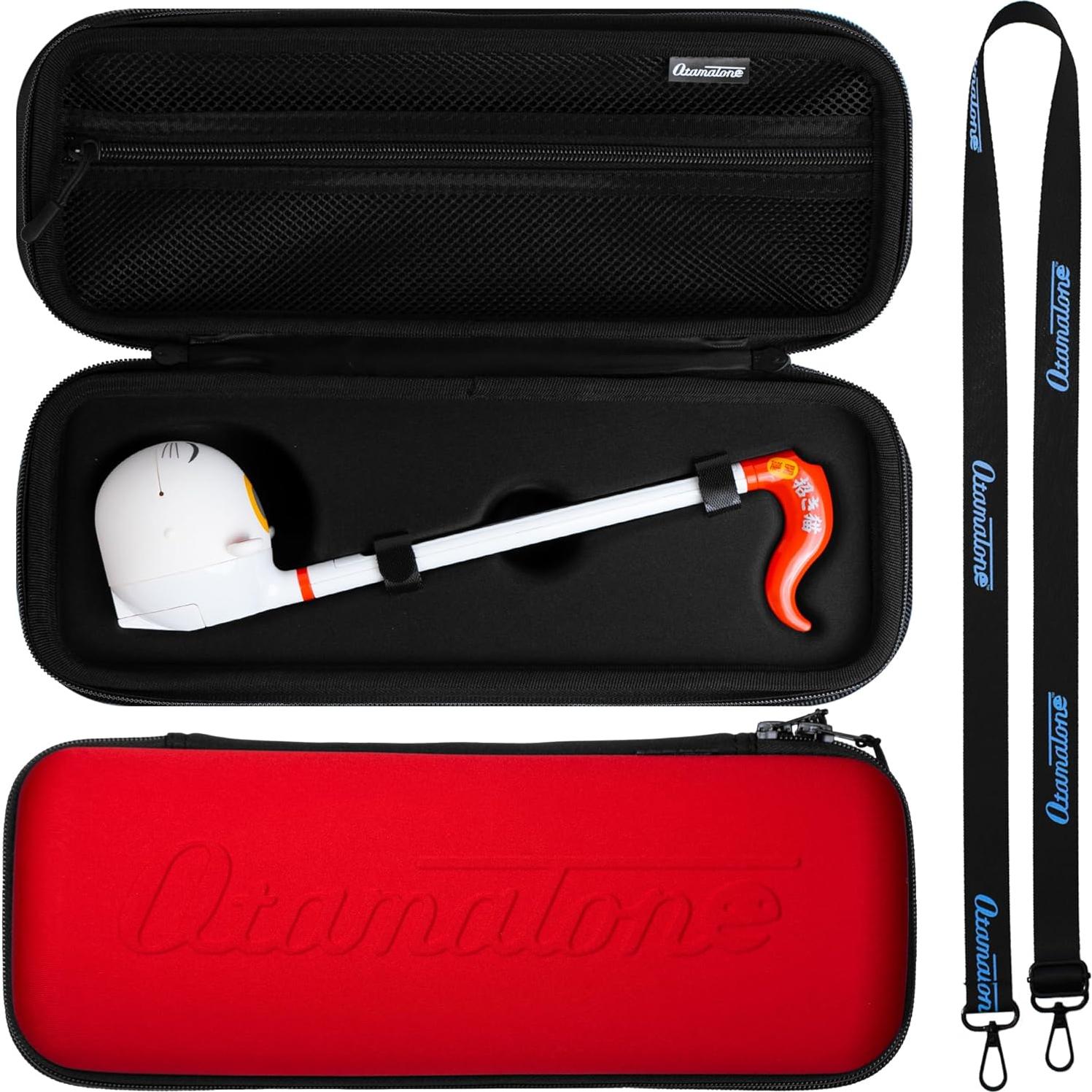 Otamatone Regular Fresa + Estuche Protector Rojo - Instrumento Musical