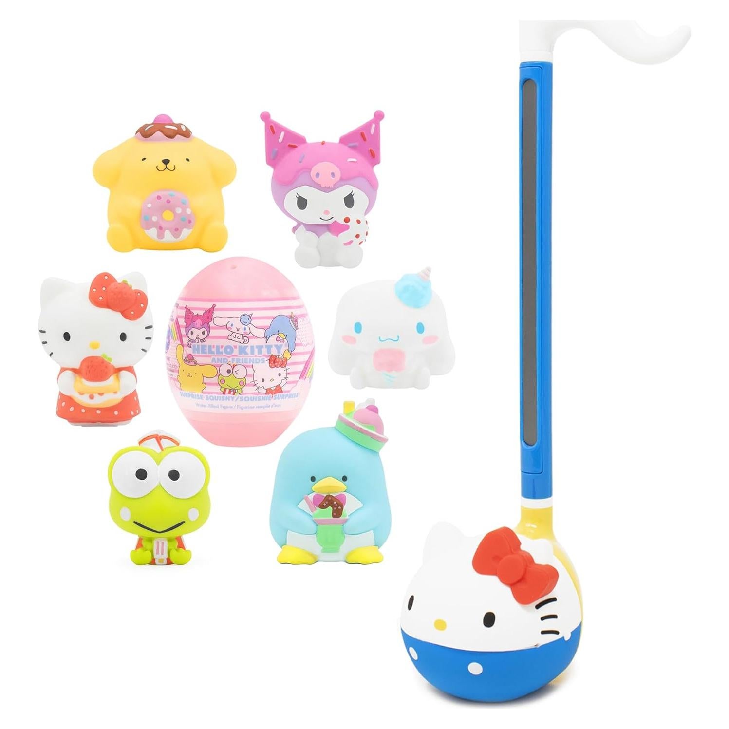 Otamatone Hello Kitty + Juguete Squishy Sanrio Sorpresa