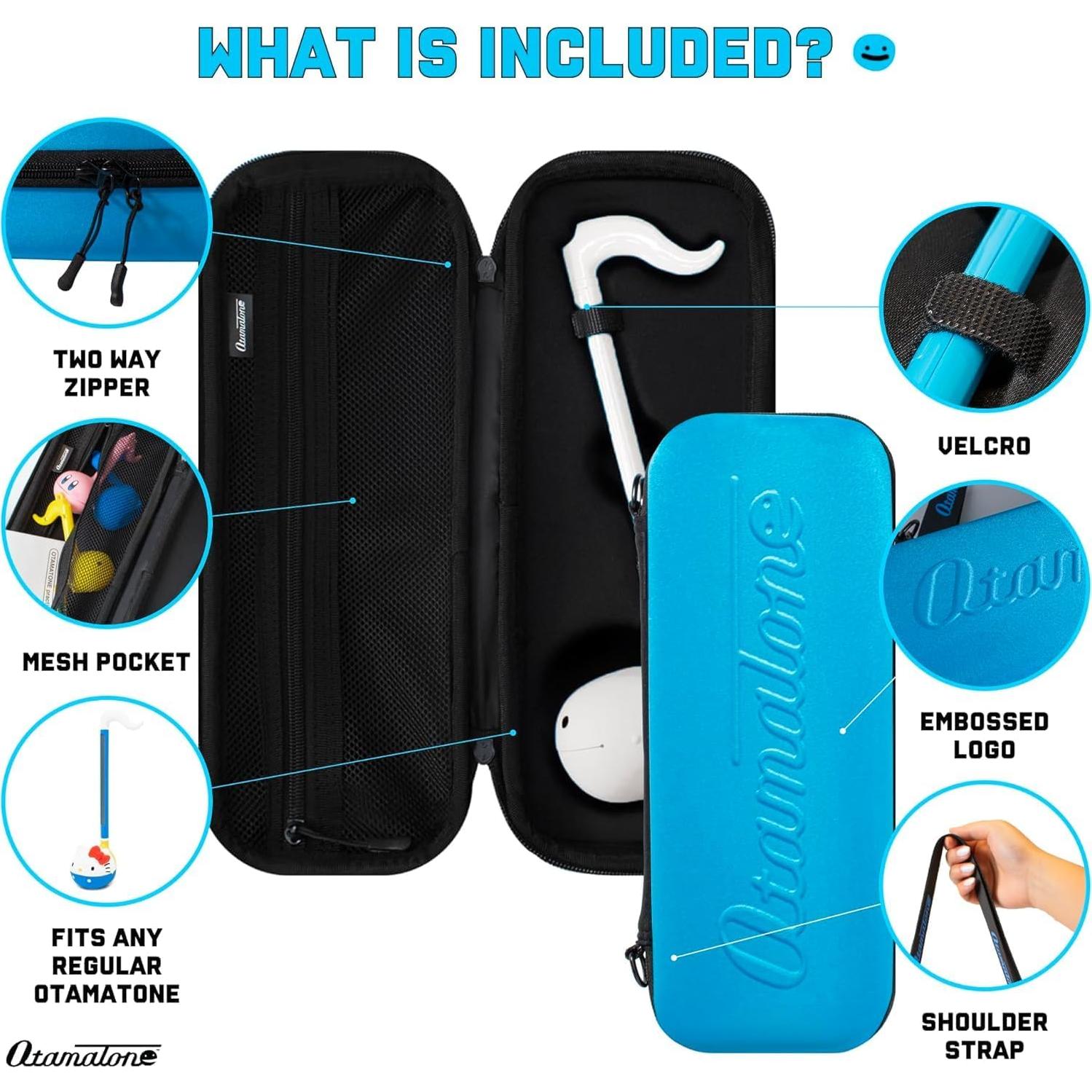 Otamatone Regular Fresa + Estuche Protector Negro - Instrumento Musical