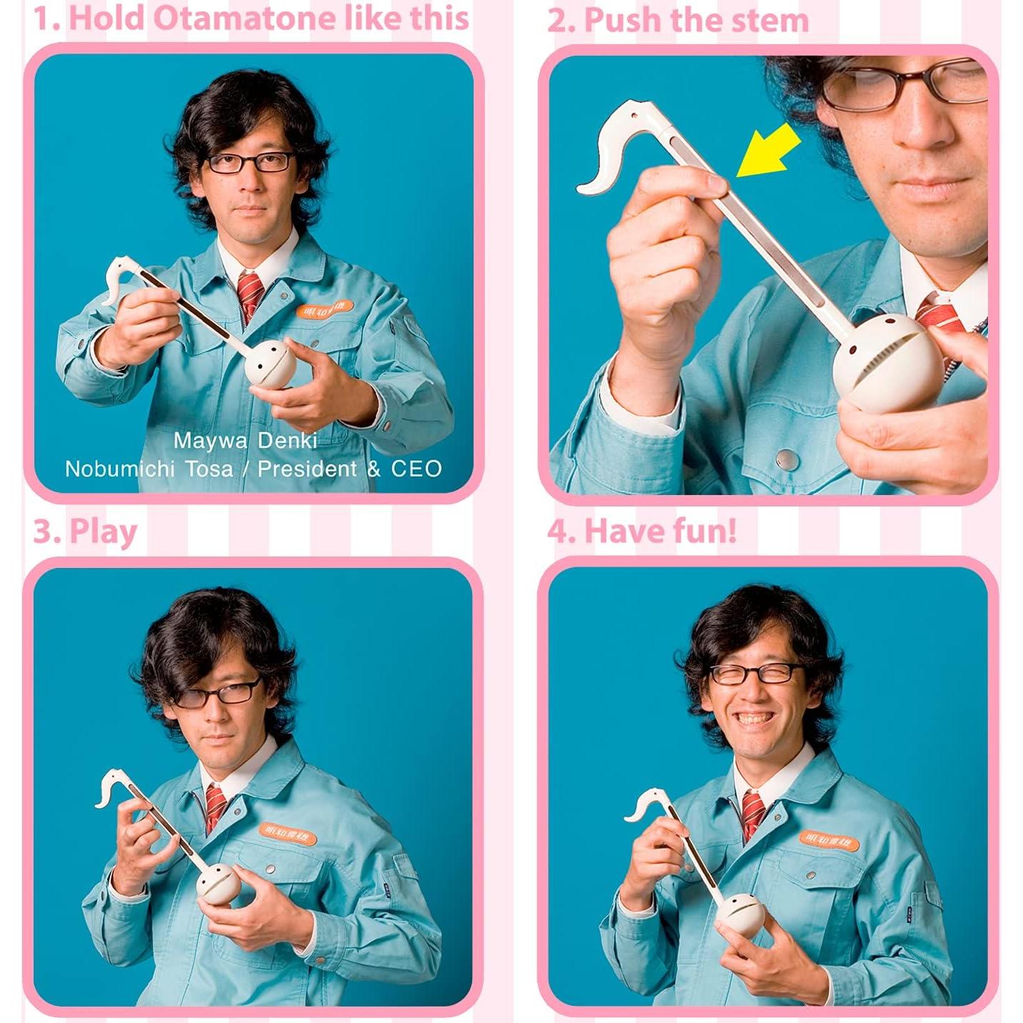 Otamatone Regular Fresa + Estuche Protector Negro - Instrumento Musical