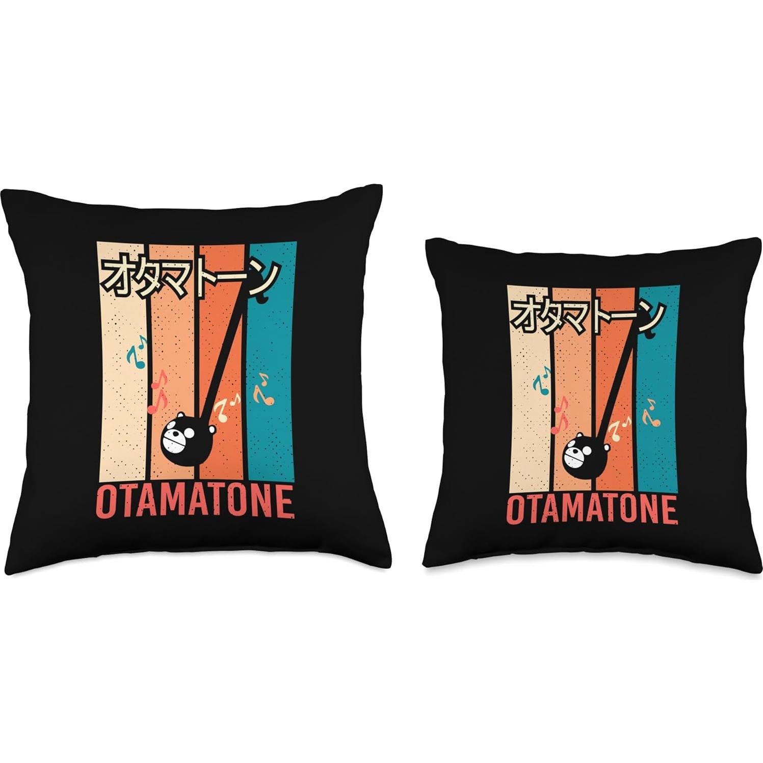 Almohada de Lanzamiento Otamatone 40x40 cm Multicolor