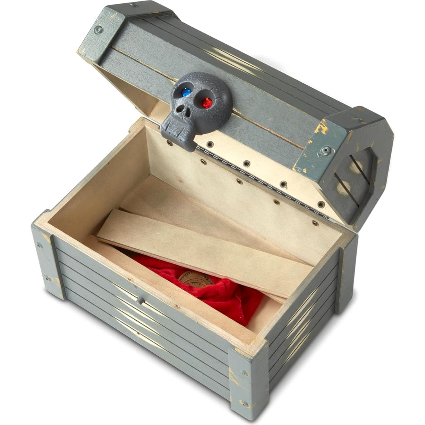 Cofre Pirata de Madera Melissa & Doug con Accesorios