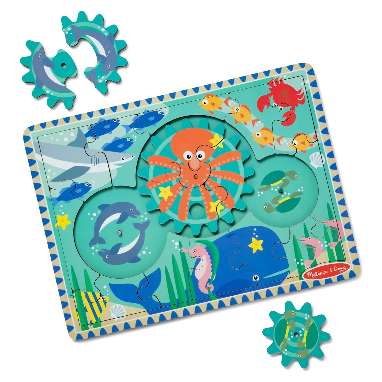 Rompecabezas de Madera Submarino Melissa & Doug - 18 Piezas