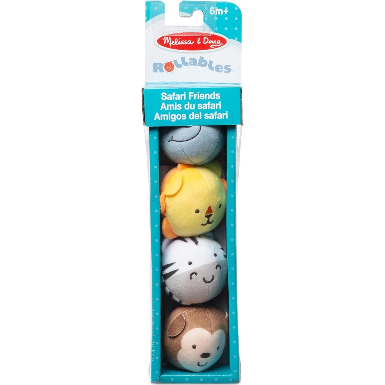 Juguete para Bebés Melissa & Doug Rollables Safari 4 Piezas