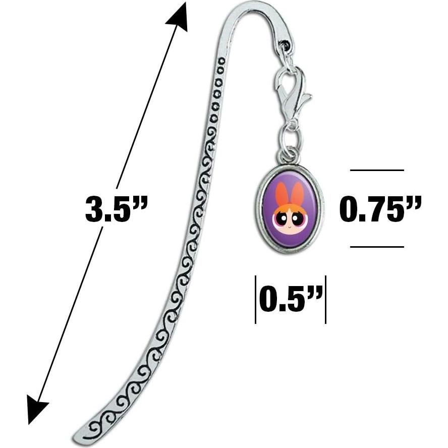 Marcador de Página de Metal Graphics & More con Encanto Ovalado