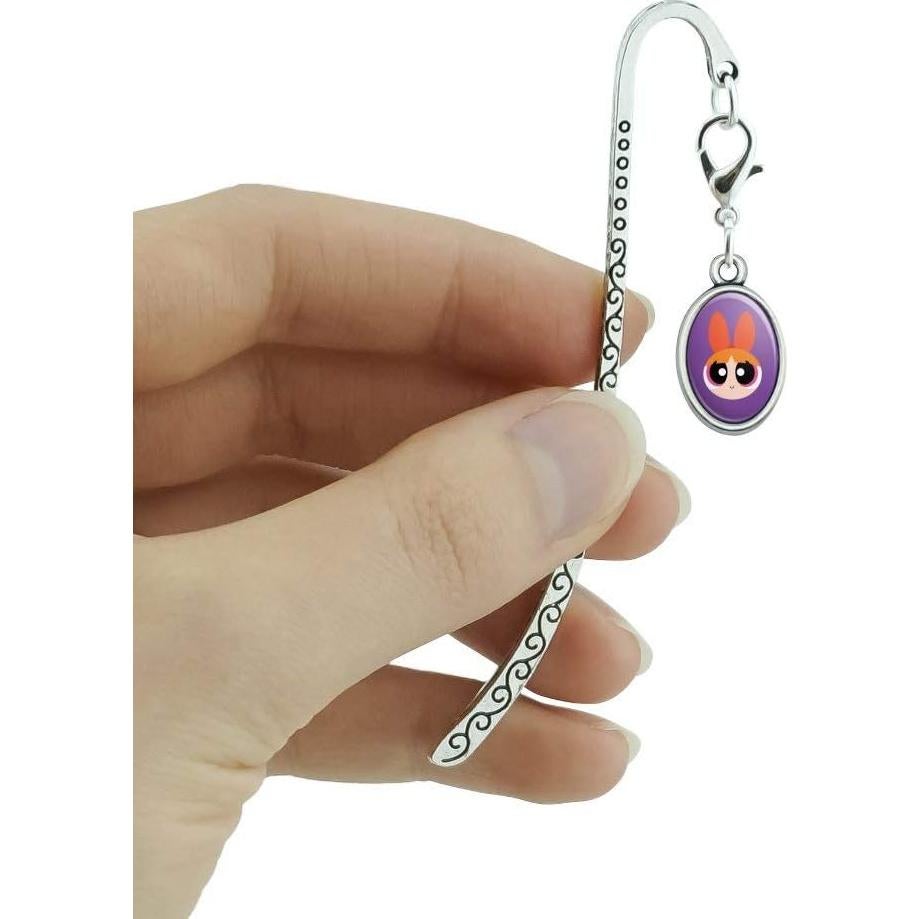 Marcador de Página de Metal Graphics & More con Encanto Ovalado