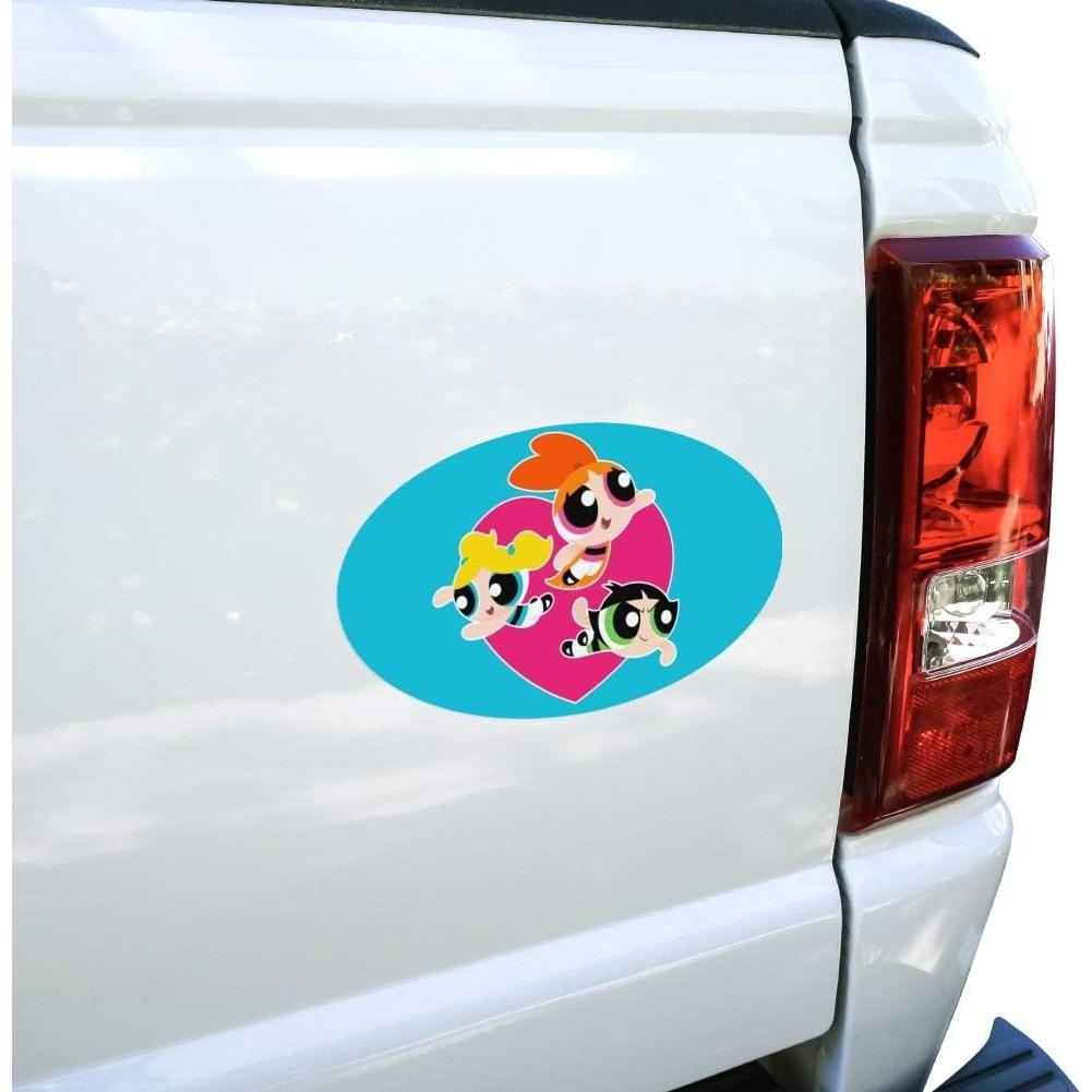 Imán Ovalado de Vinilo Powerpuff Girls 17.8x10.2cm