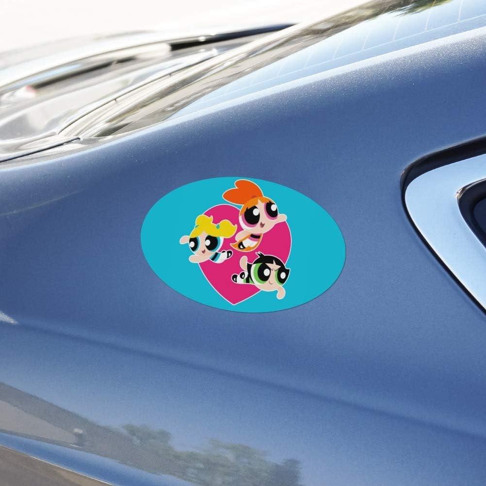 Imán Ovalado de Vinilo Powerpuff Girls 17.8x10.2cm
