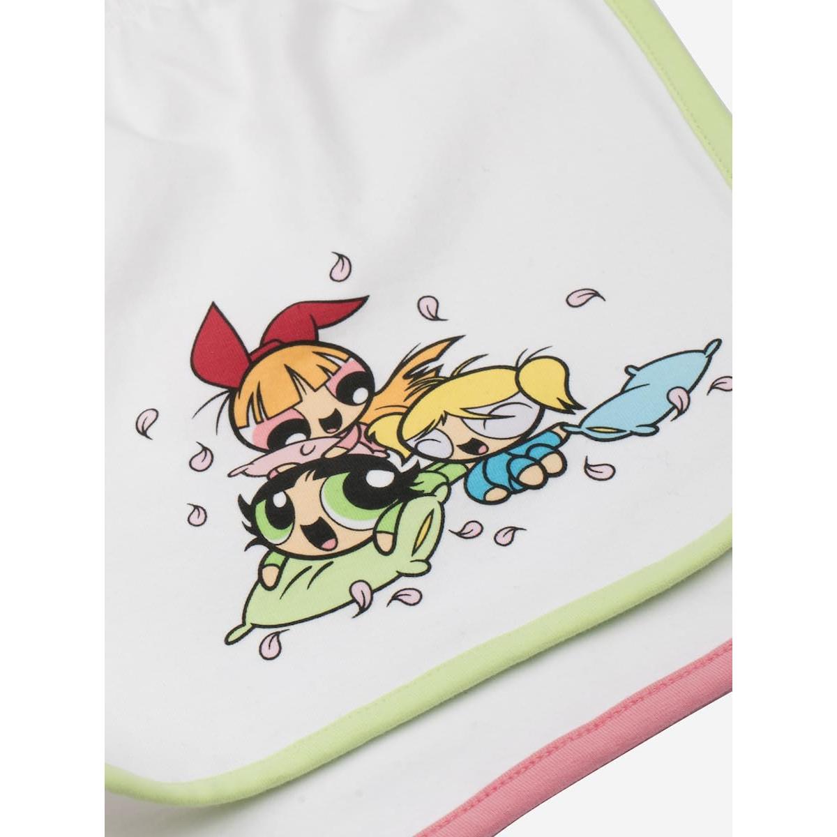 Pantalones Cortos Powerpuff Girls Blancos Medianos