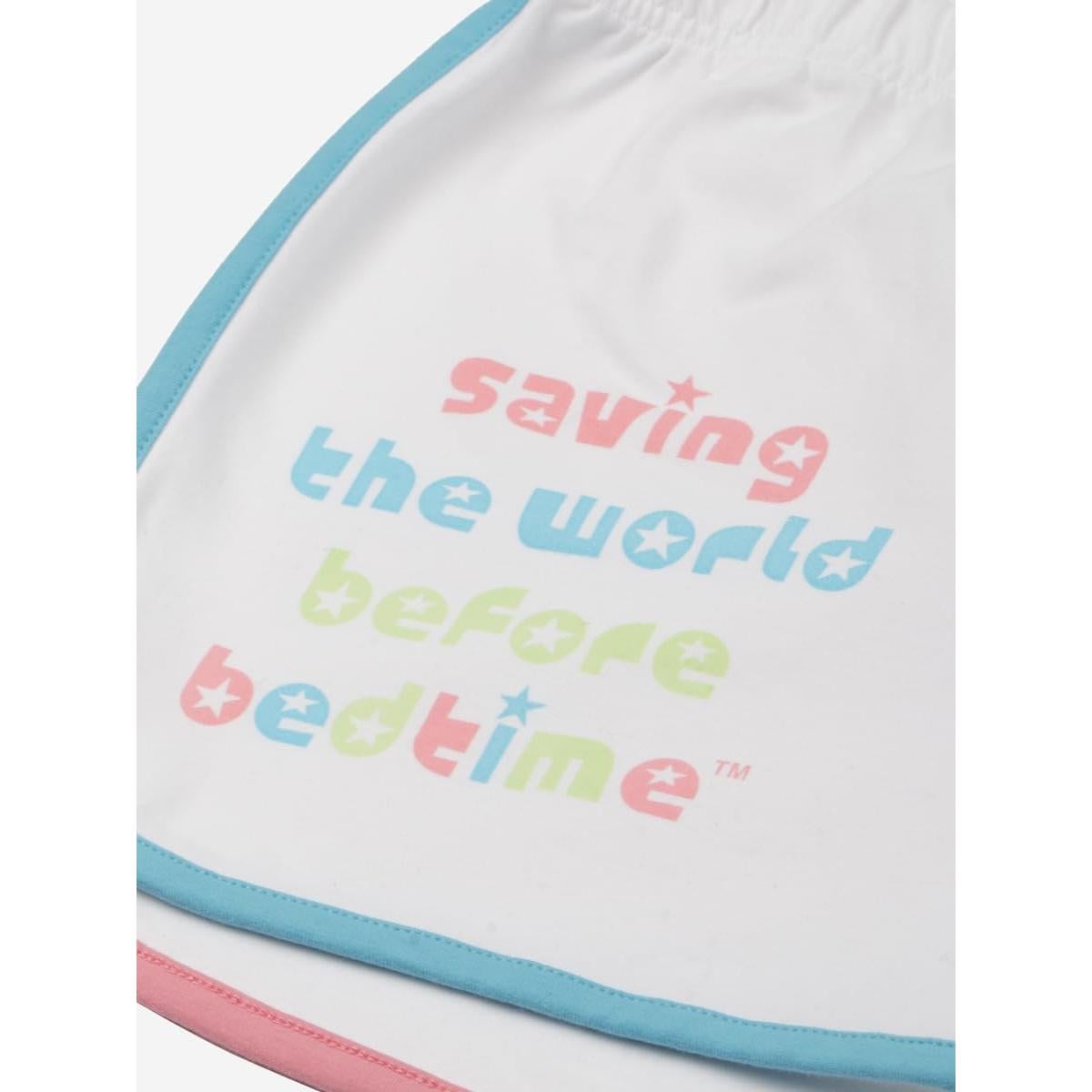 Pantalones Cortos Powerpuff Girls Blancos Medianos