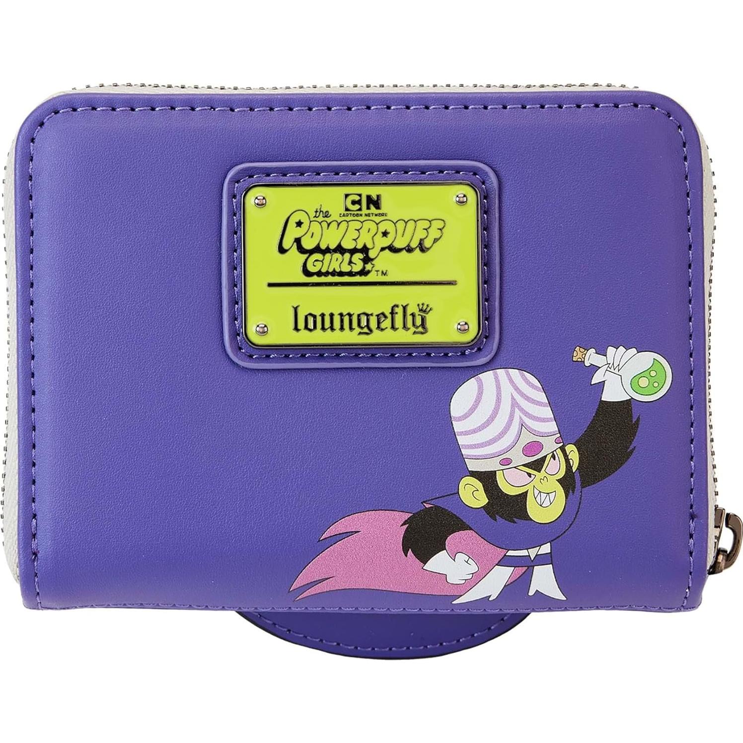 Billetera Loungefly Powerpuff Girls Mojo Jojo Crema 15.24x10.16cm