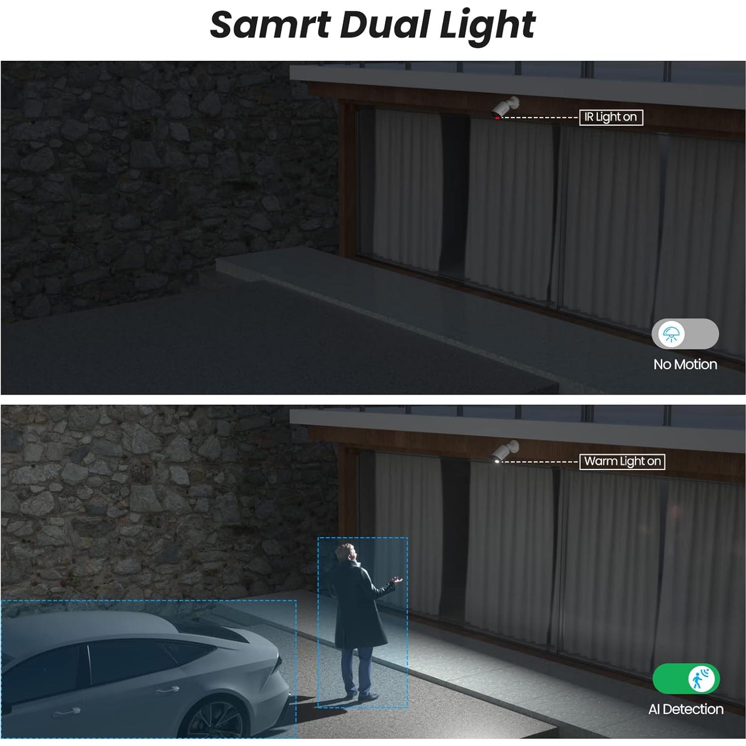 Cámara POE 4K Anpviz 8MP para exteriores con visión nocturna