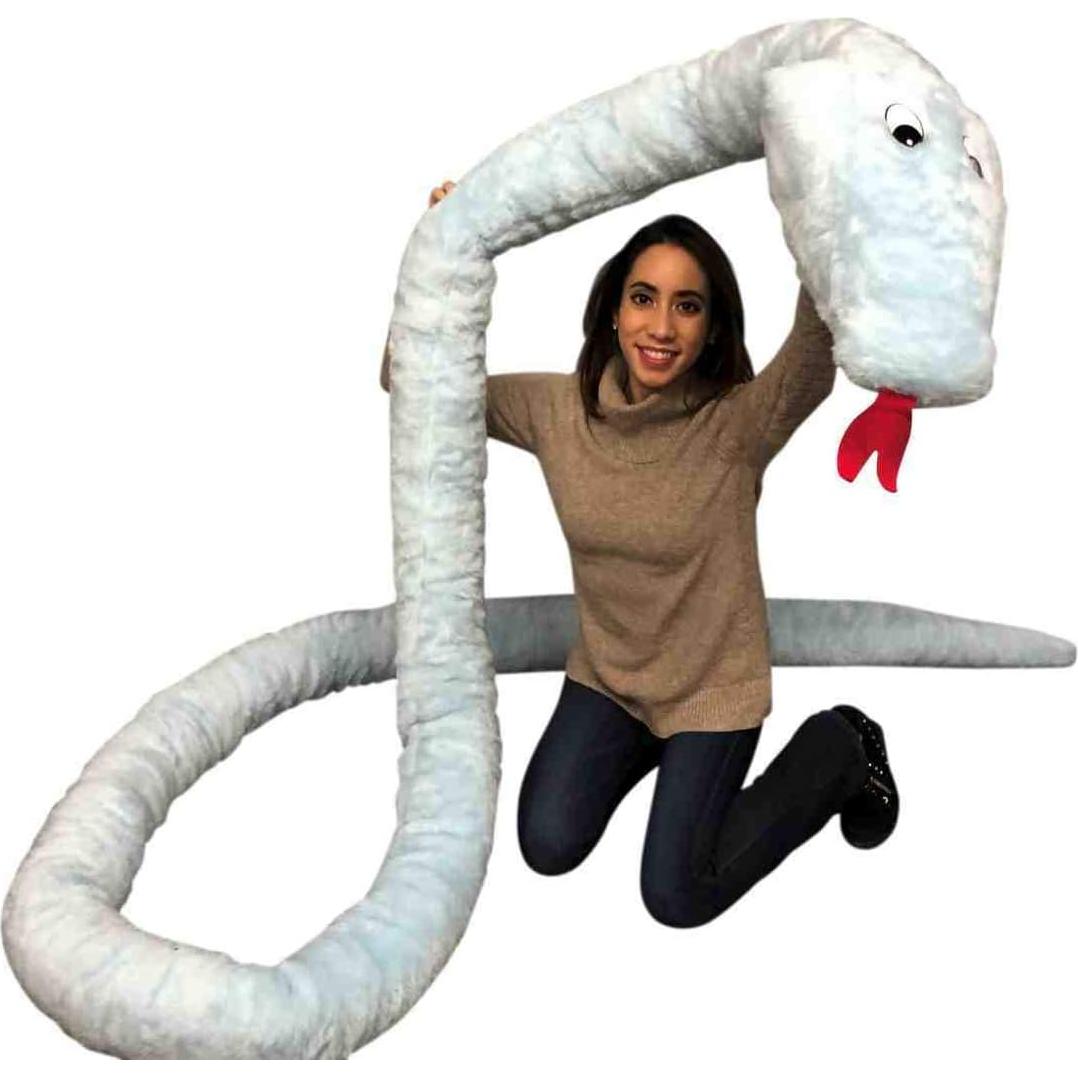 Serpiente de Peluche Gigante Big Plush 548.64 cm Azul