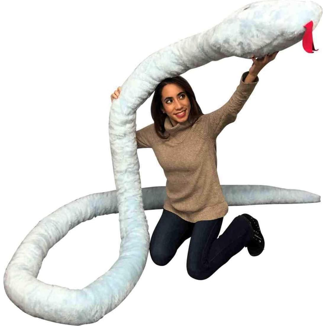 Serpiente de Peluche Gigante Big Plush 548.64 cm Azul