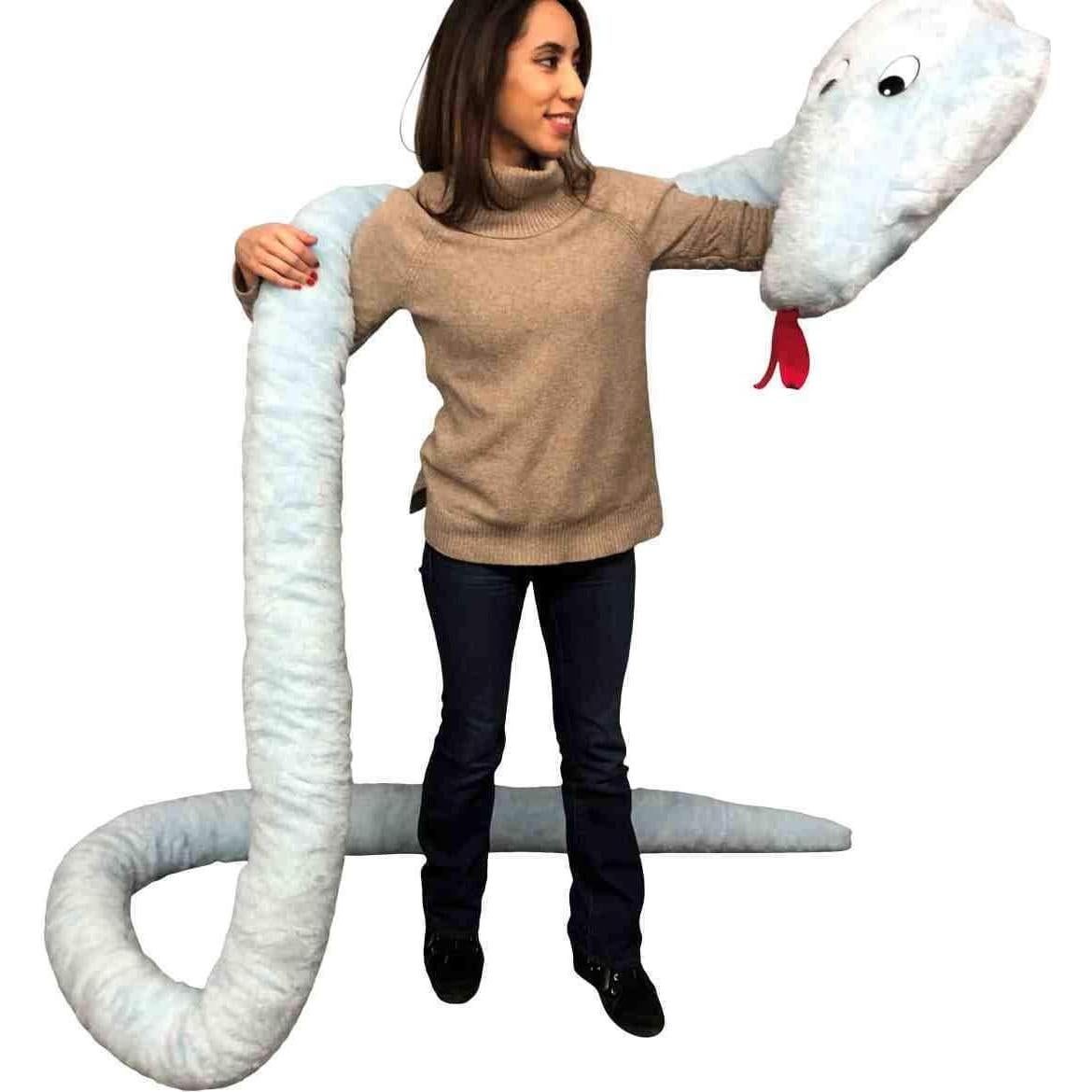 Serpiente de Peluche Gigante Big Plush 548.64 cm Azul