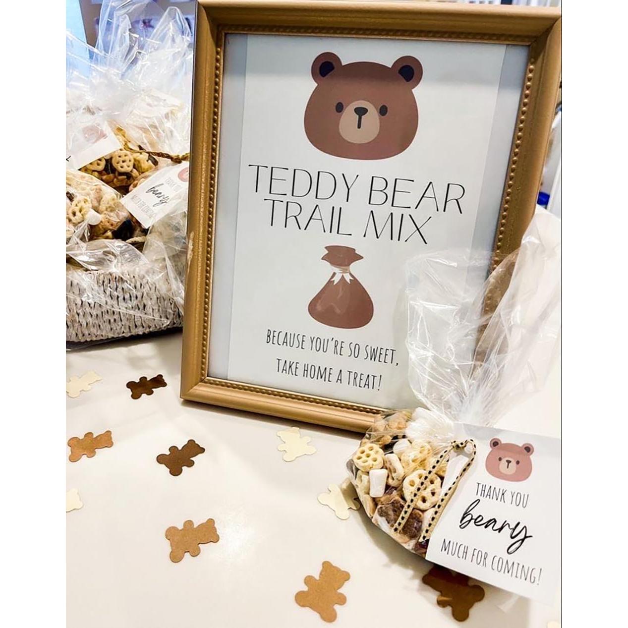 300PCS Confeti de Mesa Osito de Peluche ALLHEARTDESIRES