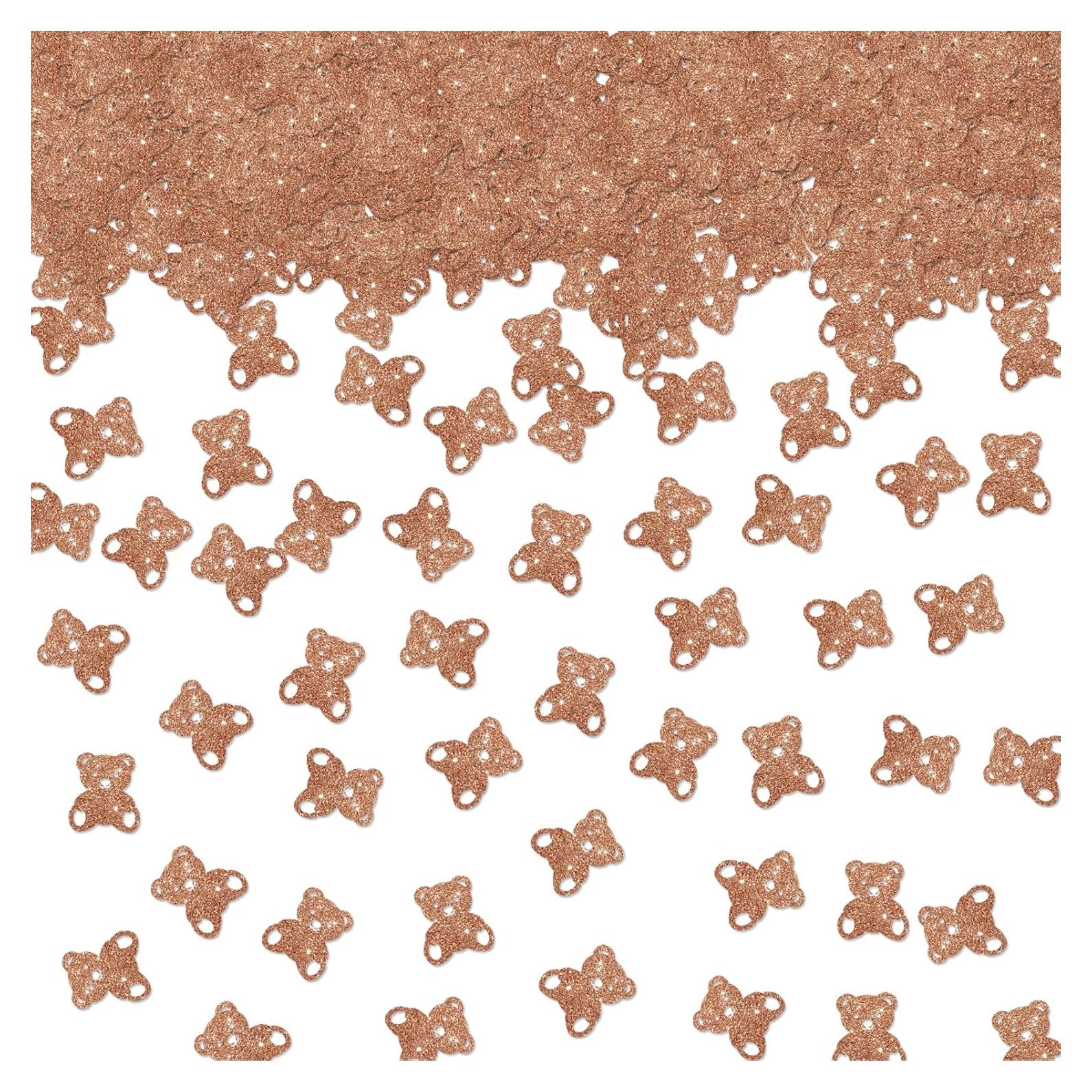 Confeti de Oso Brillante 100pcs para Baby Shower - Rostyakz