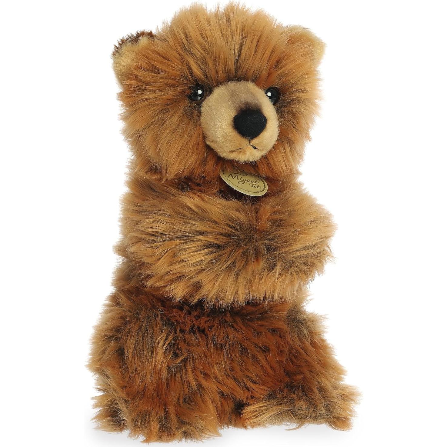 Peluche Oso Grizzly Aurora Miyoni 25.4 cm Marrón