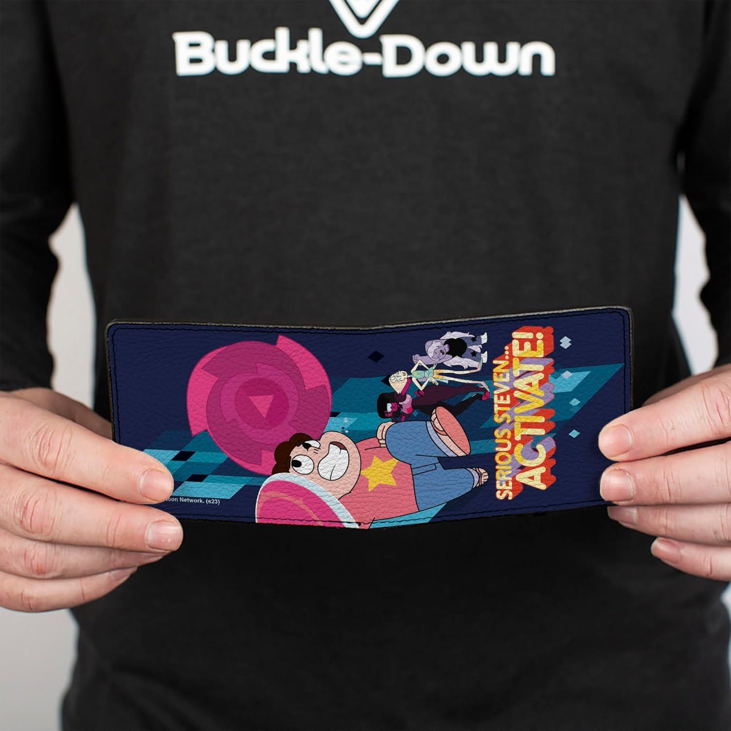 Cartera Bifold Buckle-Down de Cuero Vegano Steven Universe