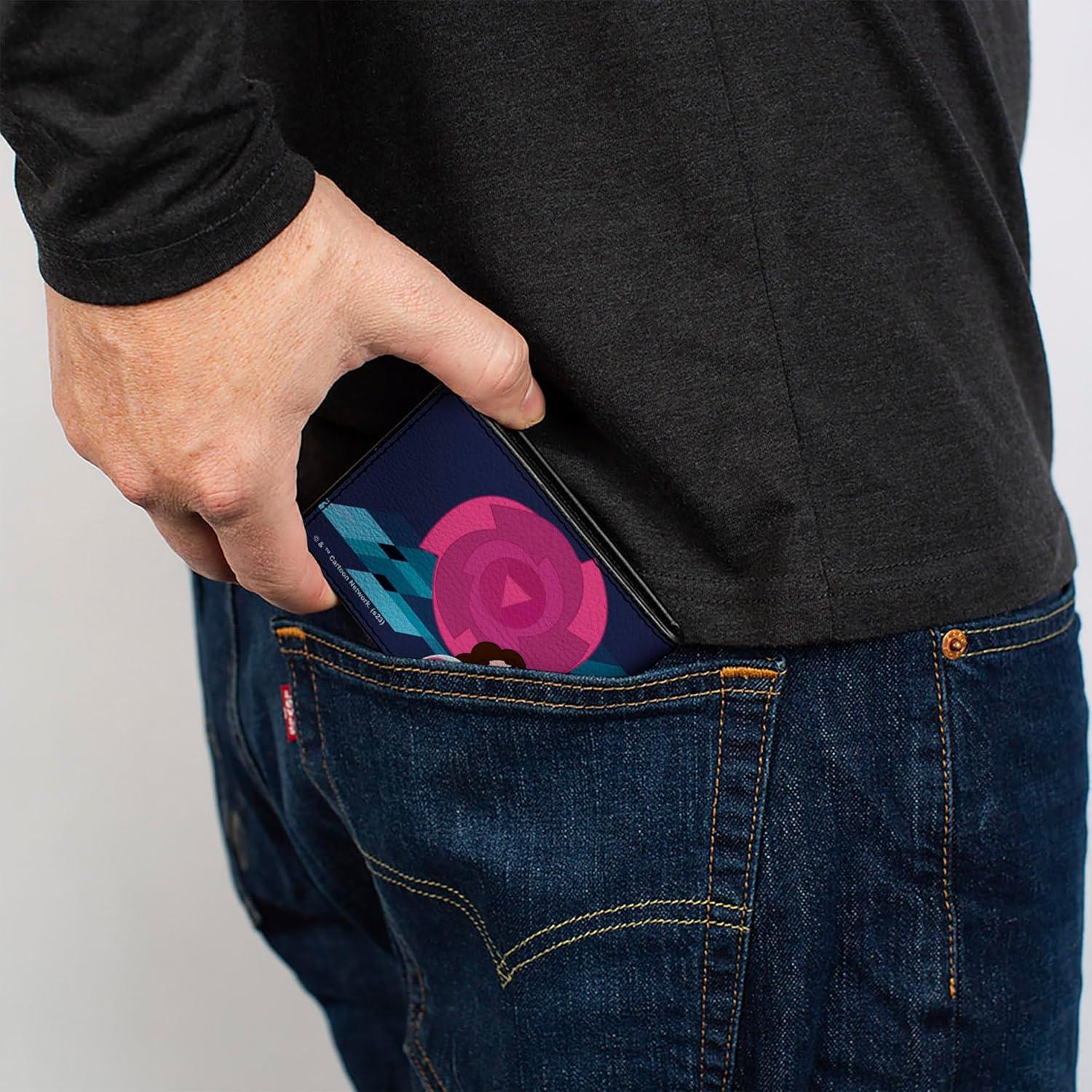 Cartera Bifold Buckle-Down de Cuero Vegano Steven Universe