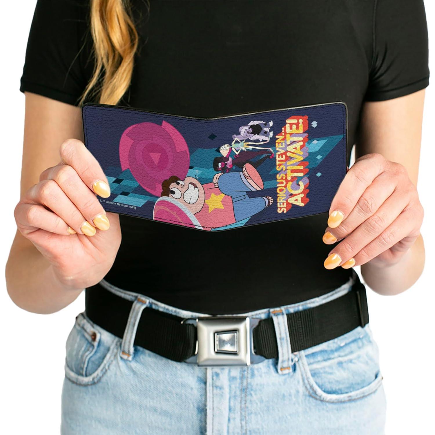 Cartera Bifold Buckle-Down de Cuero Vegano Steven Universe
