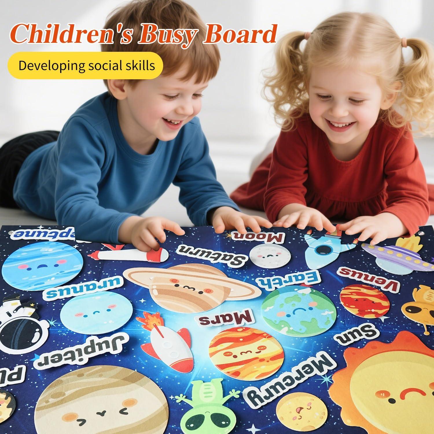 Juego Educativo de Sistema Solar KAWITLO 1m con 29 Piezas