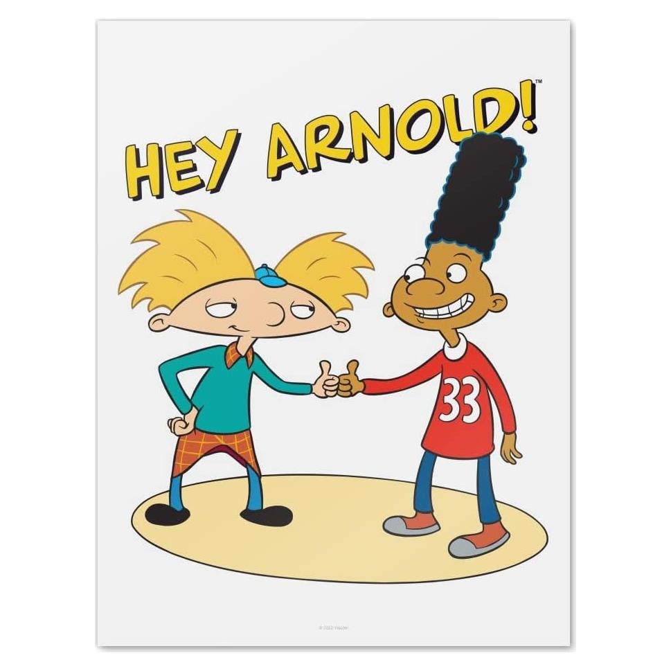 Póster Decorativo Hey Arnold! 60x45 cm - Arte de Pared