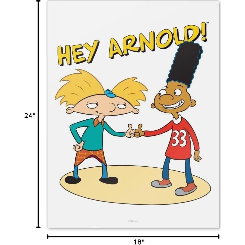 Póster Decorativo Hey Arnold! 60x45 cm - Arte de Pared