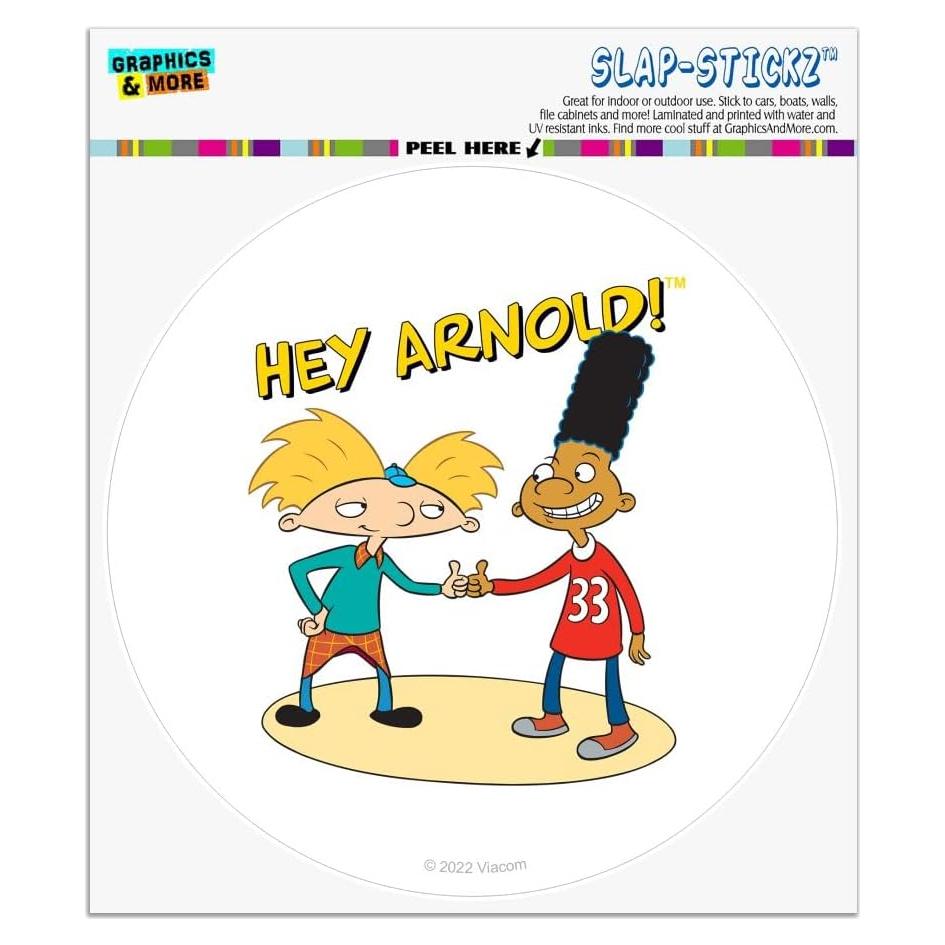 Adhesivo Hey Arnold! Gerald 14cm - Graphics & More