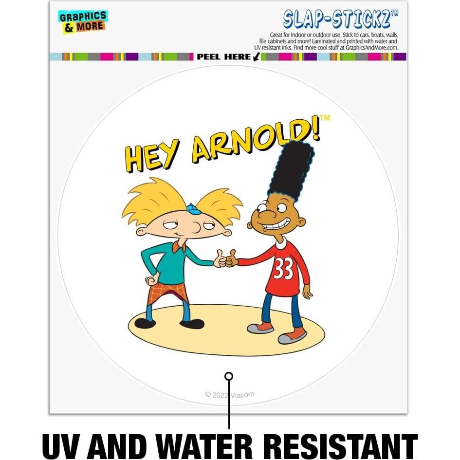 Adhesivo Hey Arnold! Gerald 14cm - Graphics & More