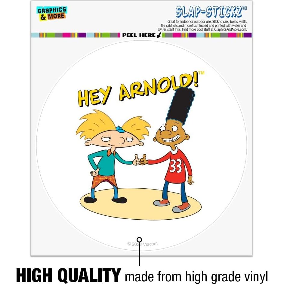 Adhesivo Hey Arnold! Gerald 14cm - Graphics & More