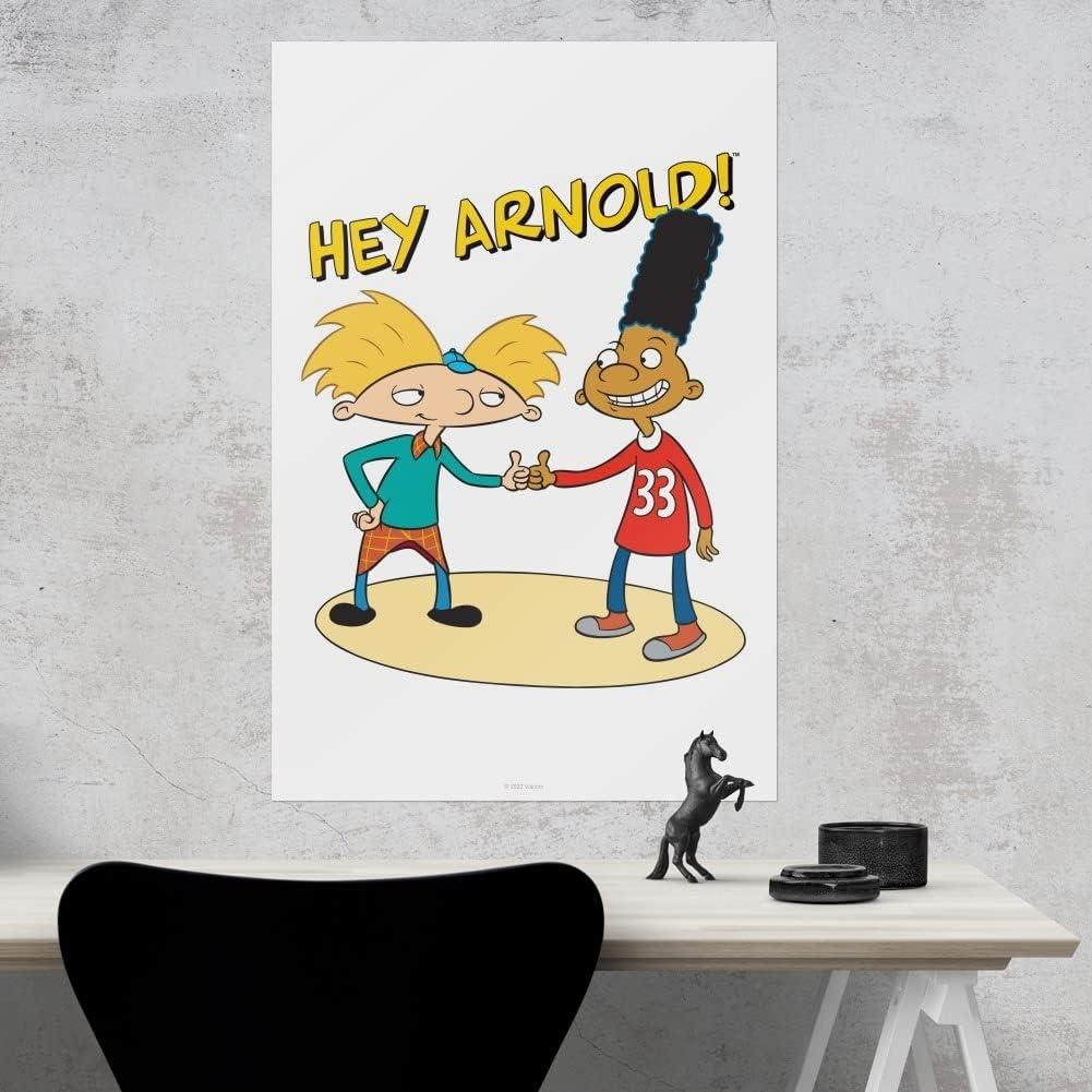 Cartel Decorativo Hey Arnold! 61x91 cm Papel Premium