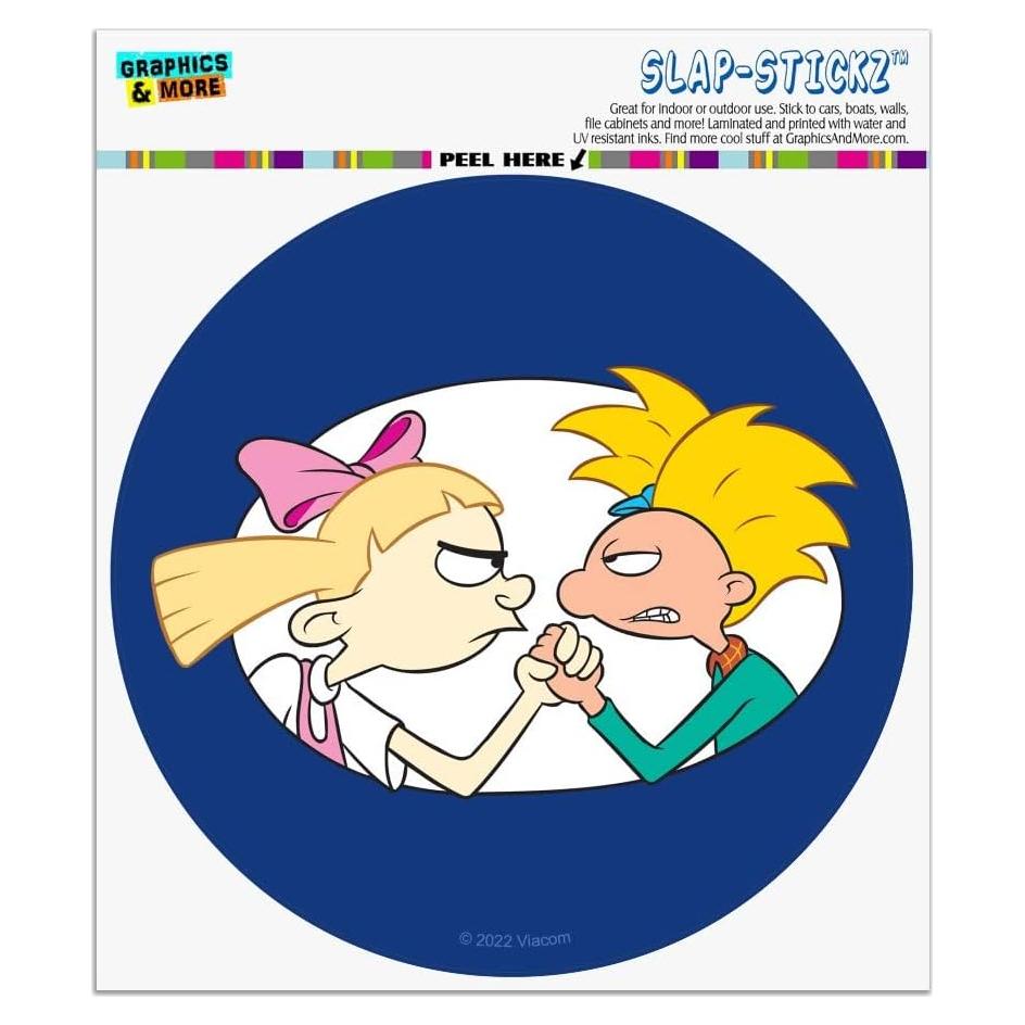 Calcomanía de Vinilo Hey Arnold! Helga 14cm - Graphics & More