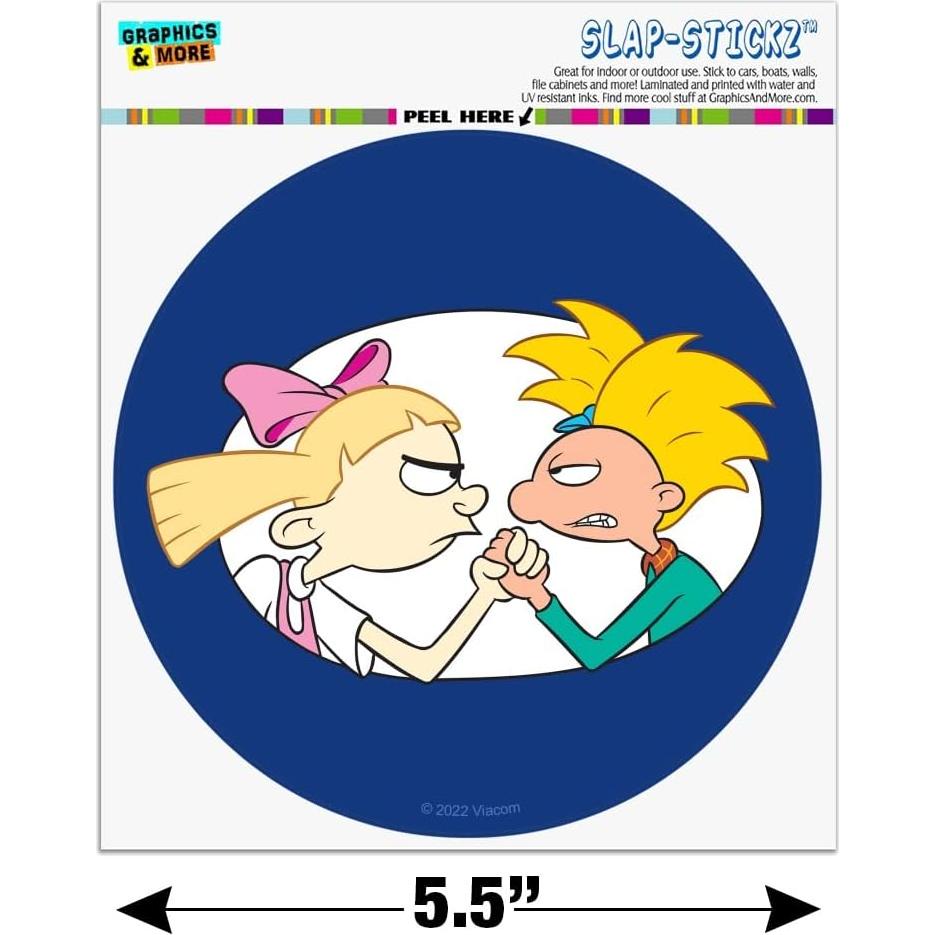 Calcomanía de Vinilo Hey Arnold! Helga 14cm - Graphics & More