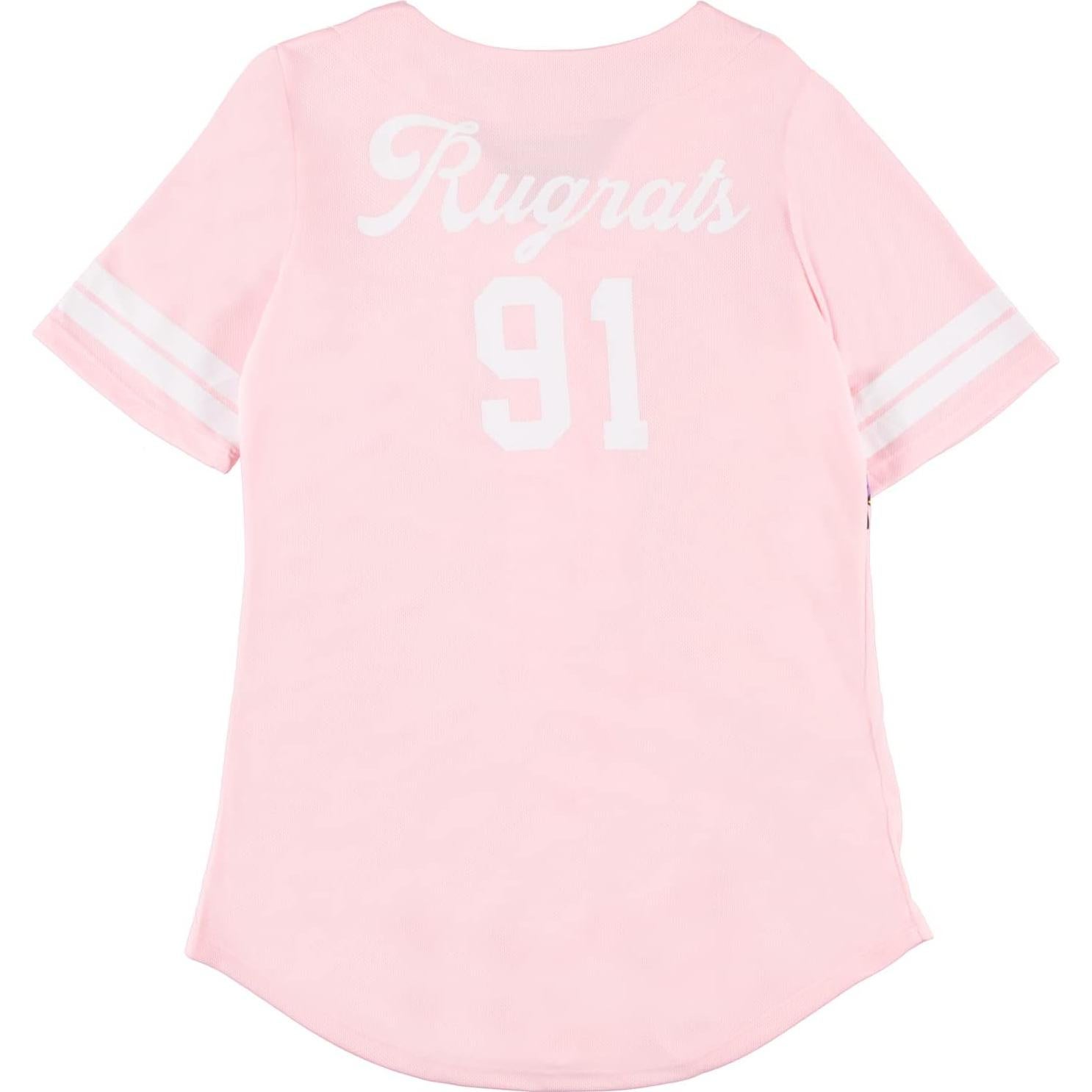 Camisa de Moda para Mujeres Nickelodeon Rugrats Rosa Claro T. Grande