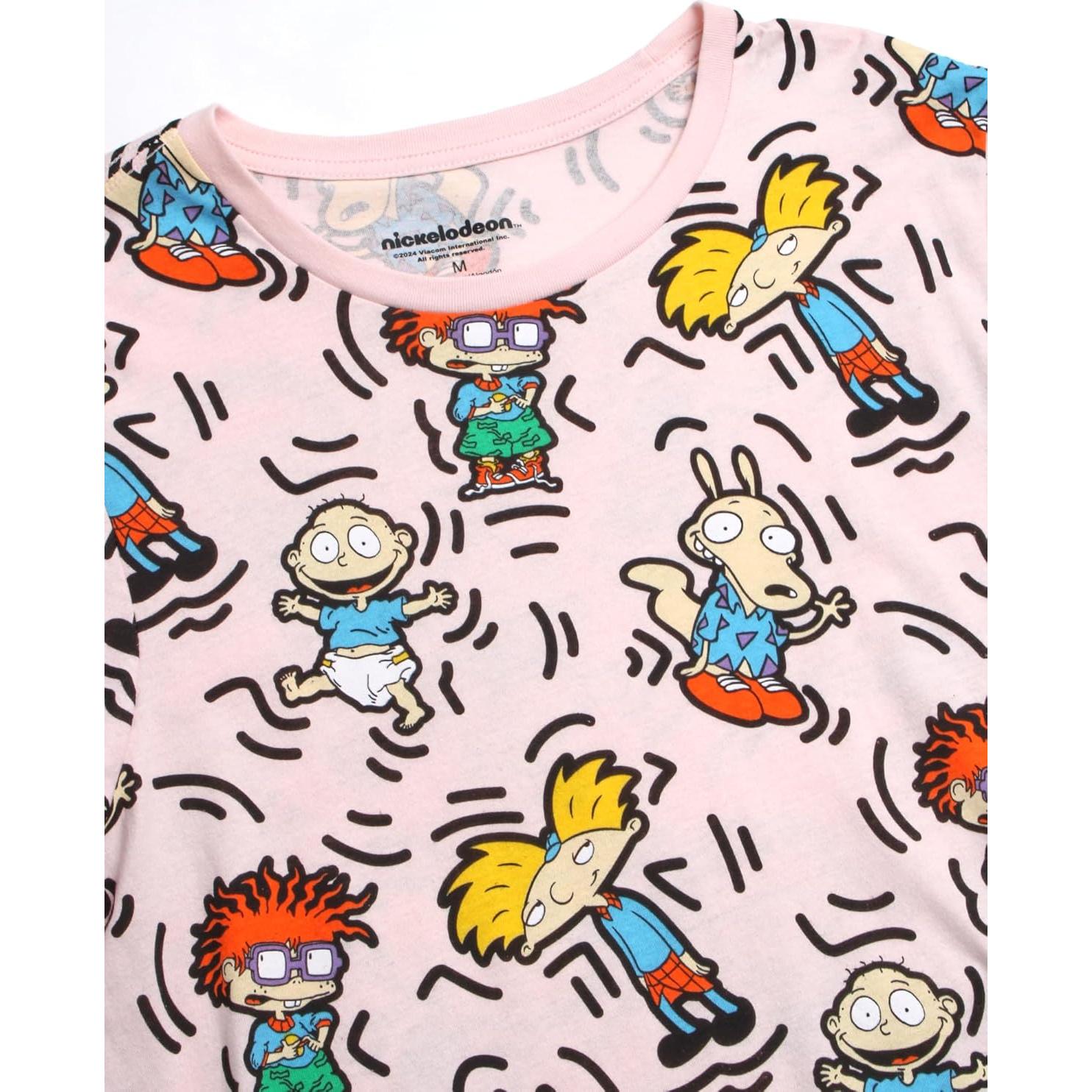 Camiseta Gráfica Unisex Nickelodeon Rugrats Cuello Redondo S-XL