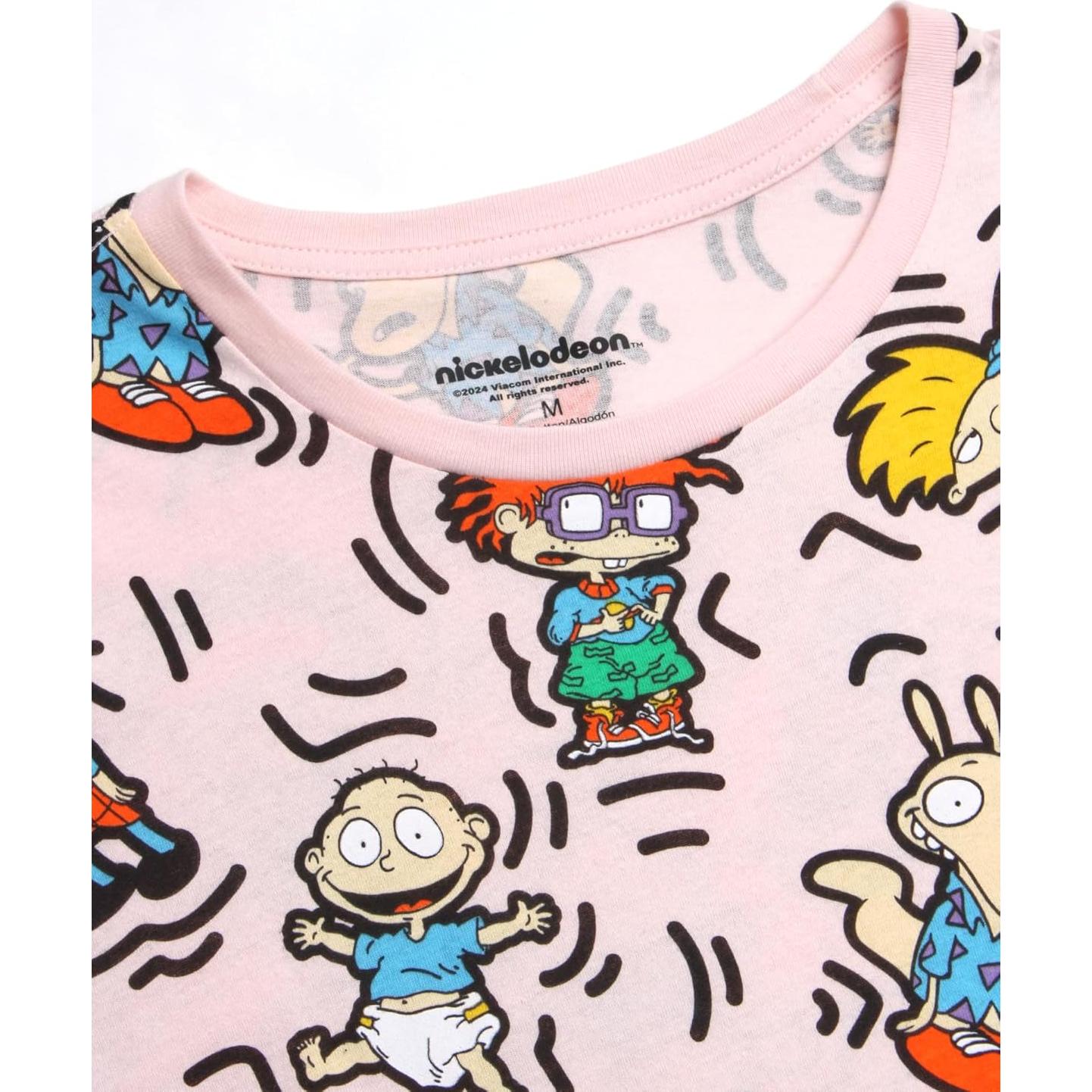 Camiseta Gráfica Unisex Nickelodeon Rugrats Cuello Redondo S-XL