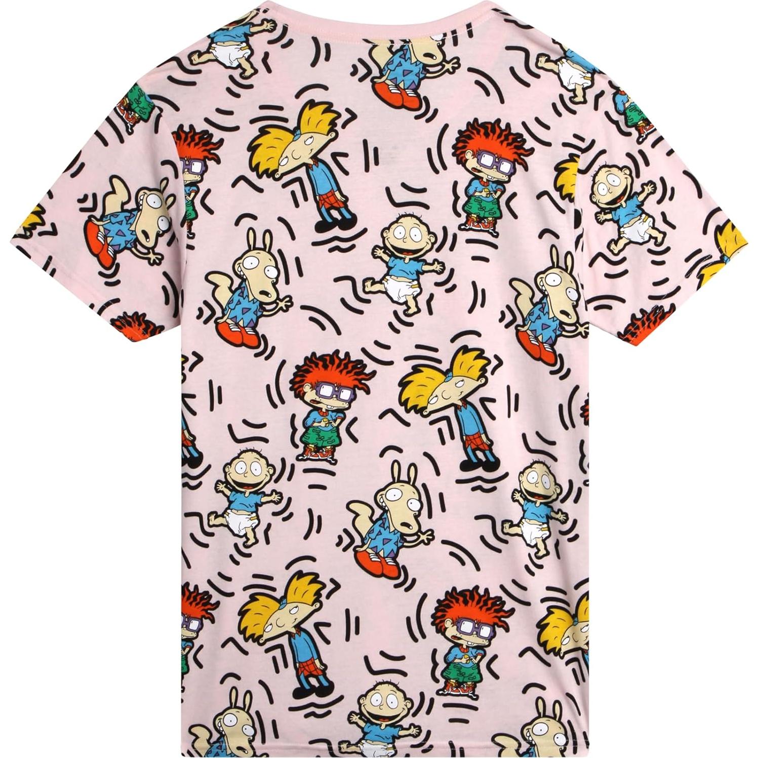 Camiseta Gráfica Unisex Nickelodeon Rugrats Cuello Redondo S-XL