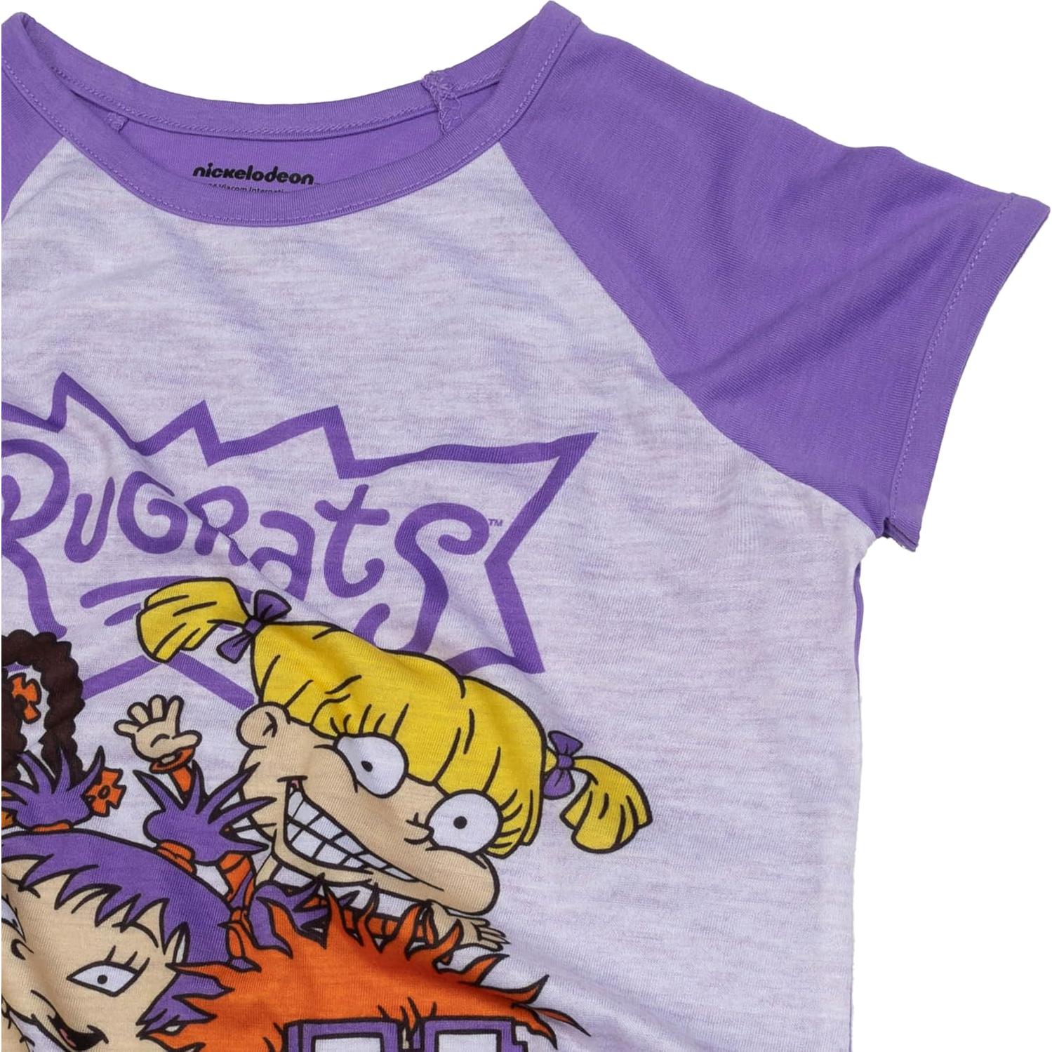 Camiseta de Noche Rugrats Nickelodeon para Niñas - Suave y Colorida