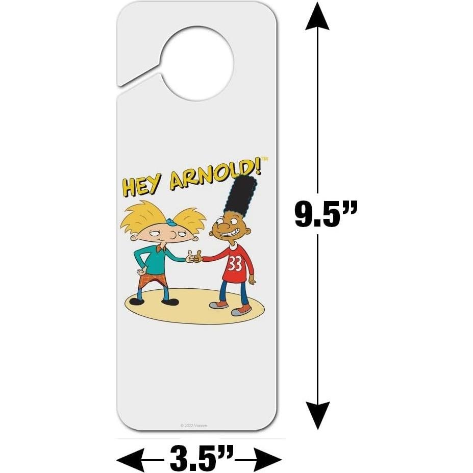 Cartel de Percha Hey Arnold! - Graphics & More - 24x8.9cm