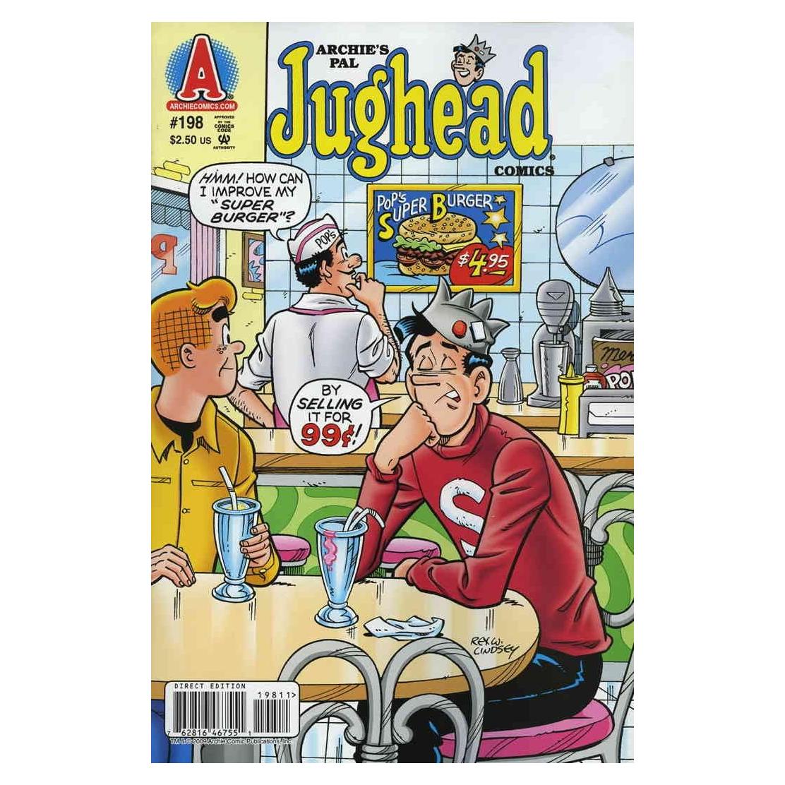 Cómic Archie Jughead #198 VF/NM - Chistes y Aventura