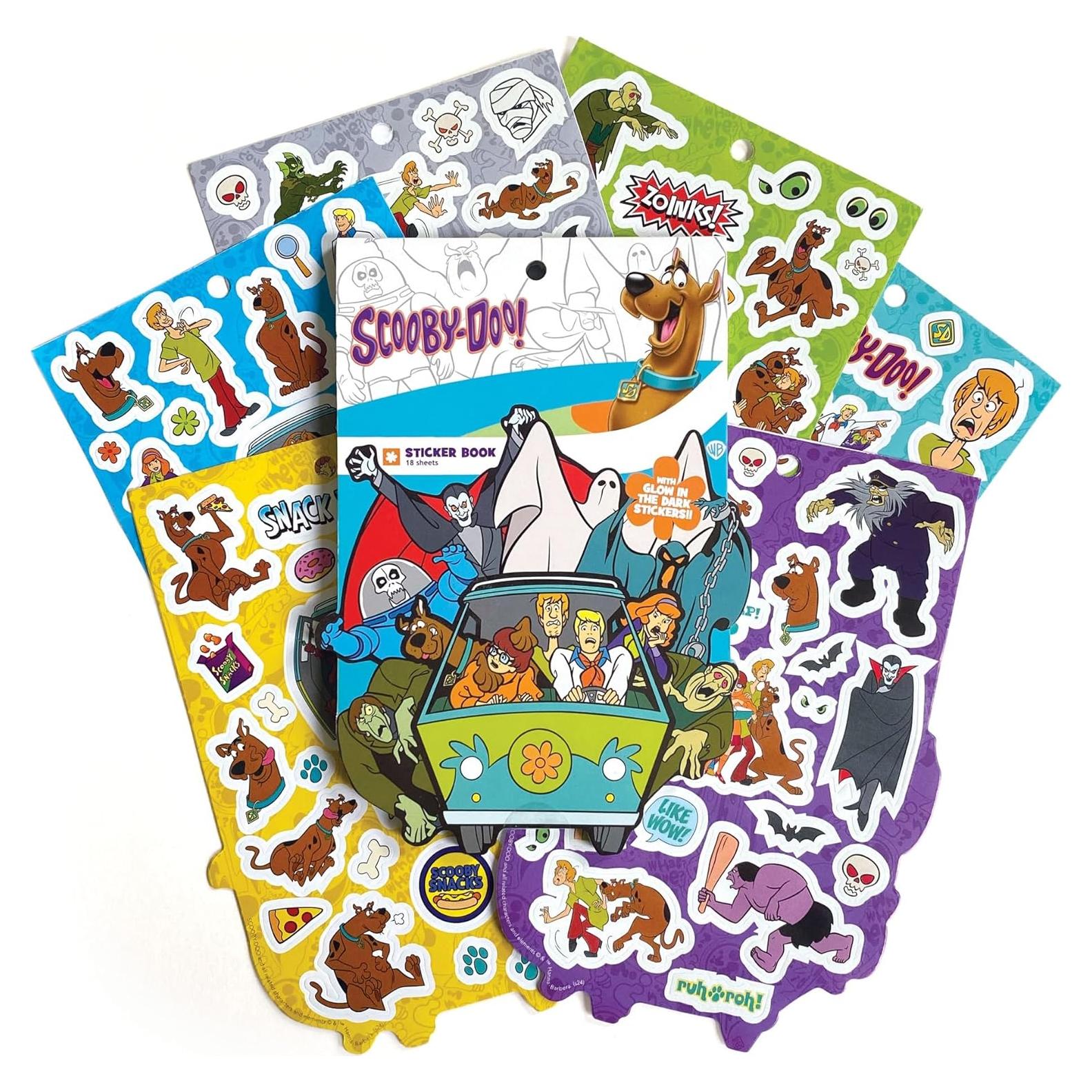 Folio de Stickers Scooby Doo Paper House 413 Piezas Brillantes