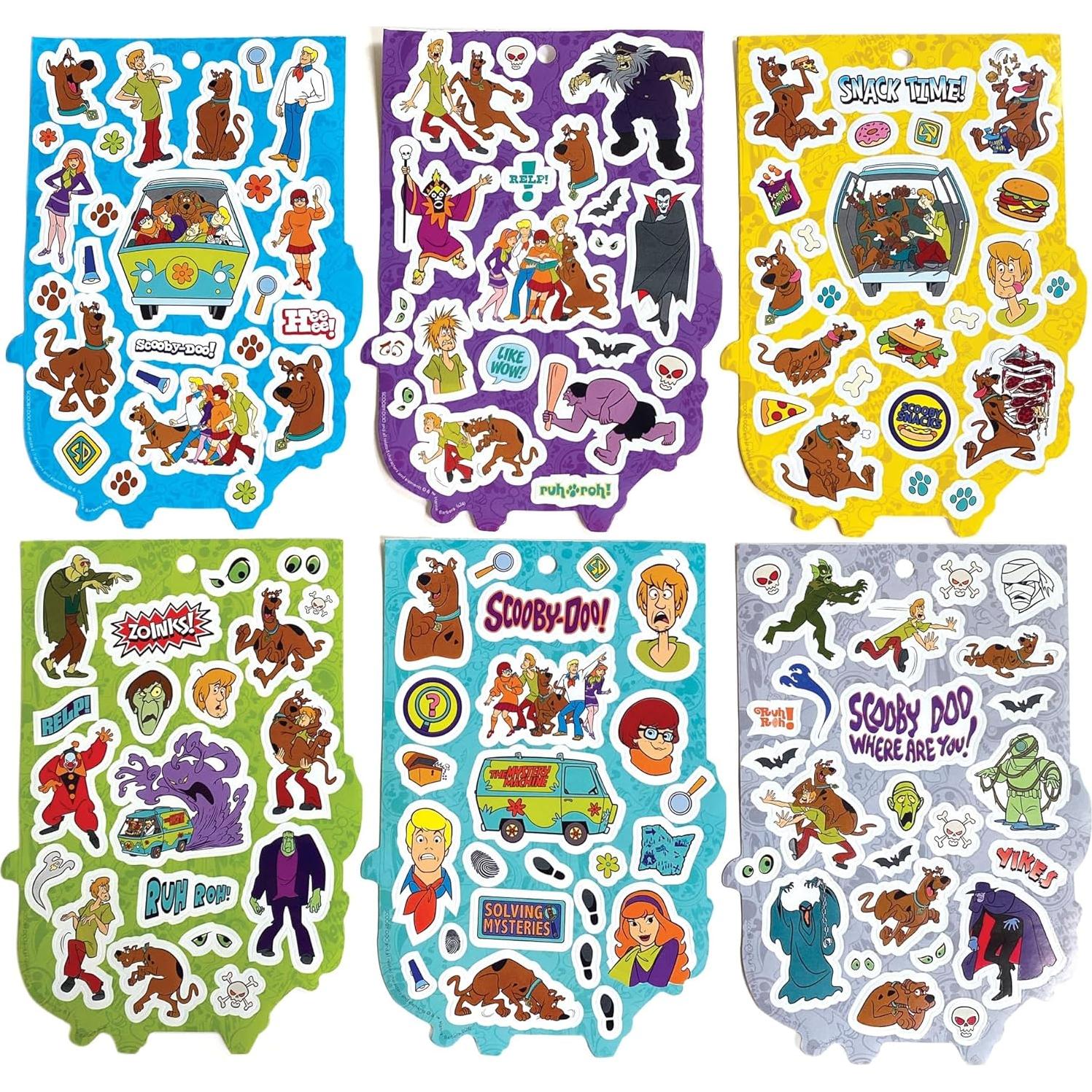 Folio de Stickers Scooby Doo Paper House 413 Piezas Brillantes