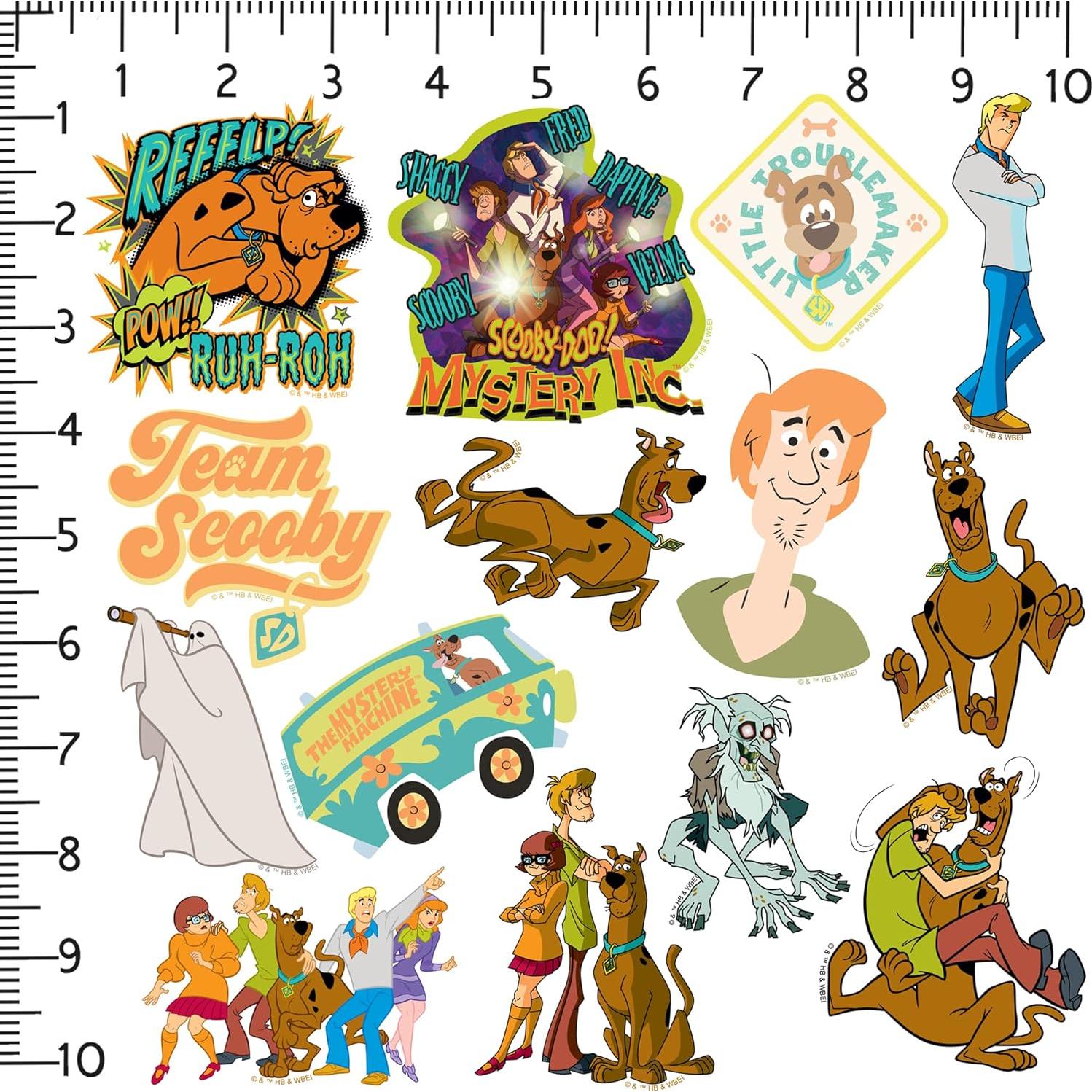 Calcomanías Variadas Scooby Doo! - Pack de 50 - Vinilo Premium