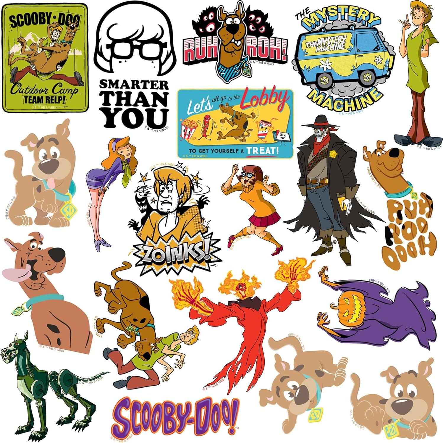 Calcomanías Variadas Scooby Doo! - Pack de 50 - Vinilo Premium