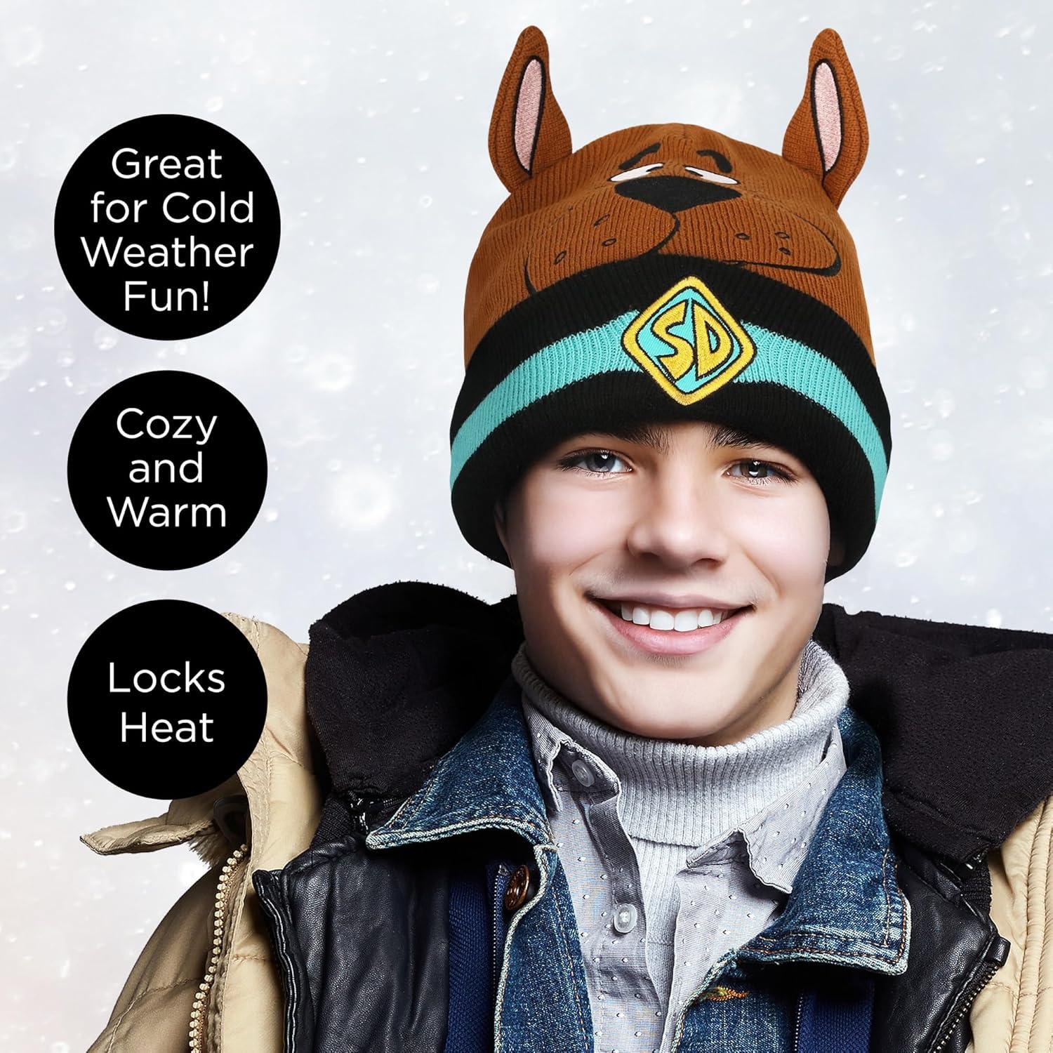 Gorro de punto Scooby Doo para niños y adultos - Talla Única