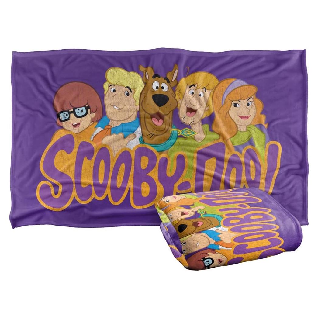 Manta Scooby Doo Pandilla 91x147 cm Microfibra Suave