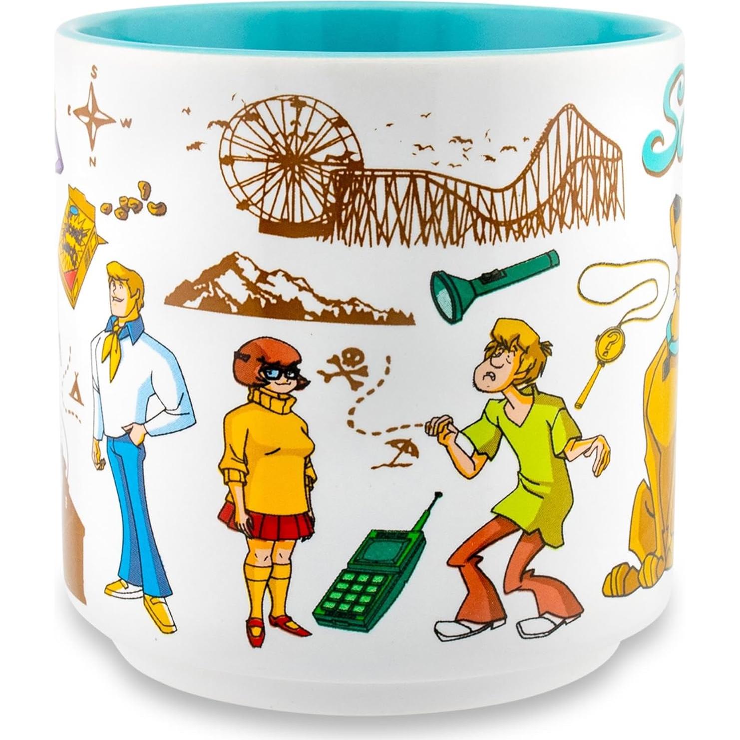 Taza de Cerámica Scooby-Doo 368ml | Licencia Oficial